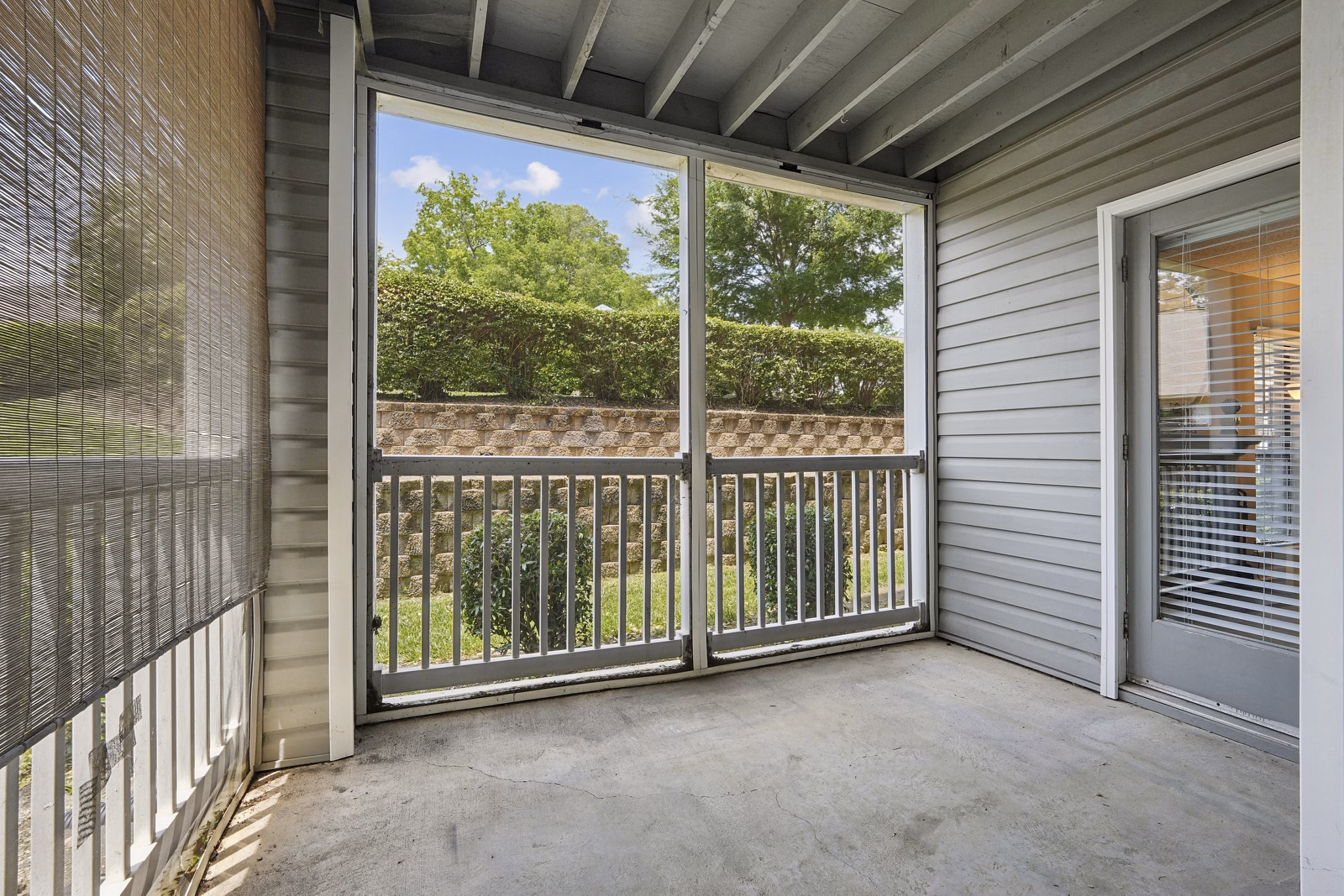 Patio at The Brook Apartments