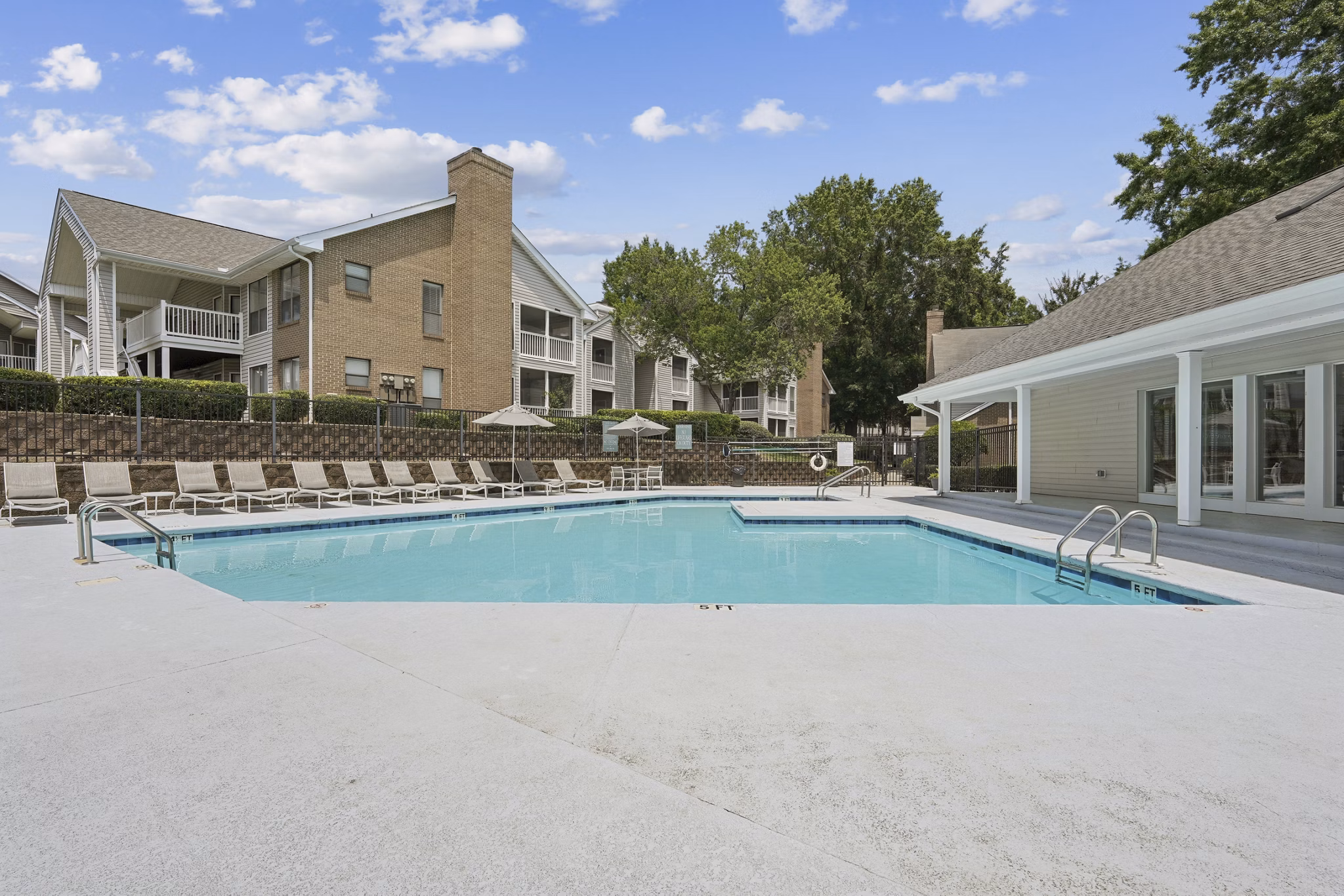 Pool at The Brook Apartments