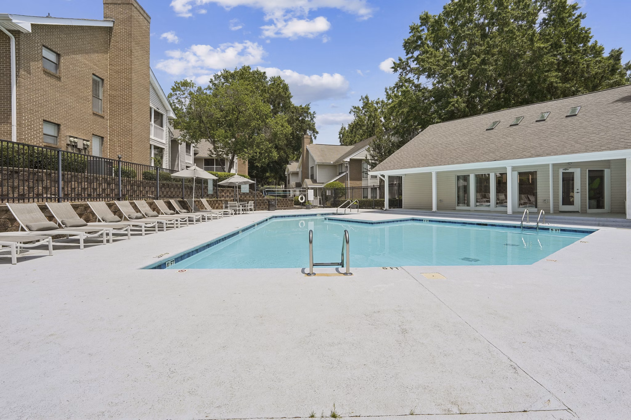 Pool at The Brook Apartments