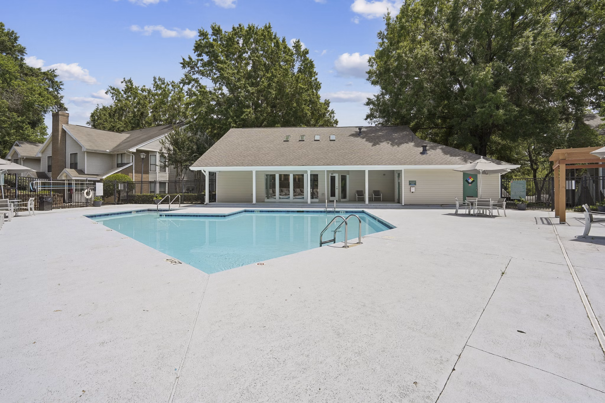 Pool at The Brook Apartments