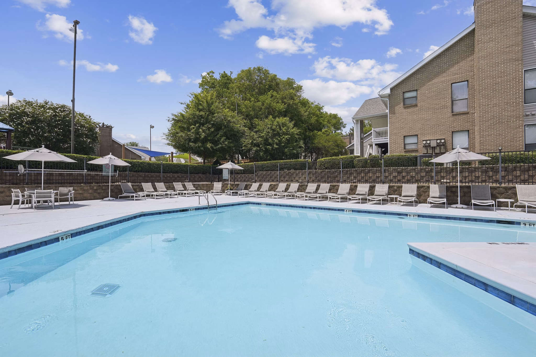Pool at The Brook Apartments