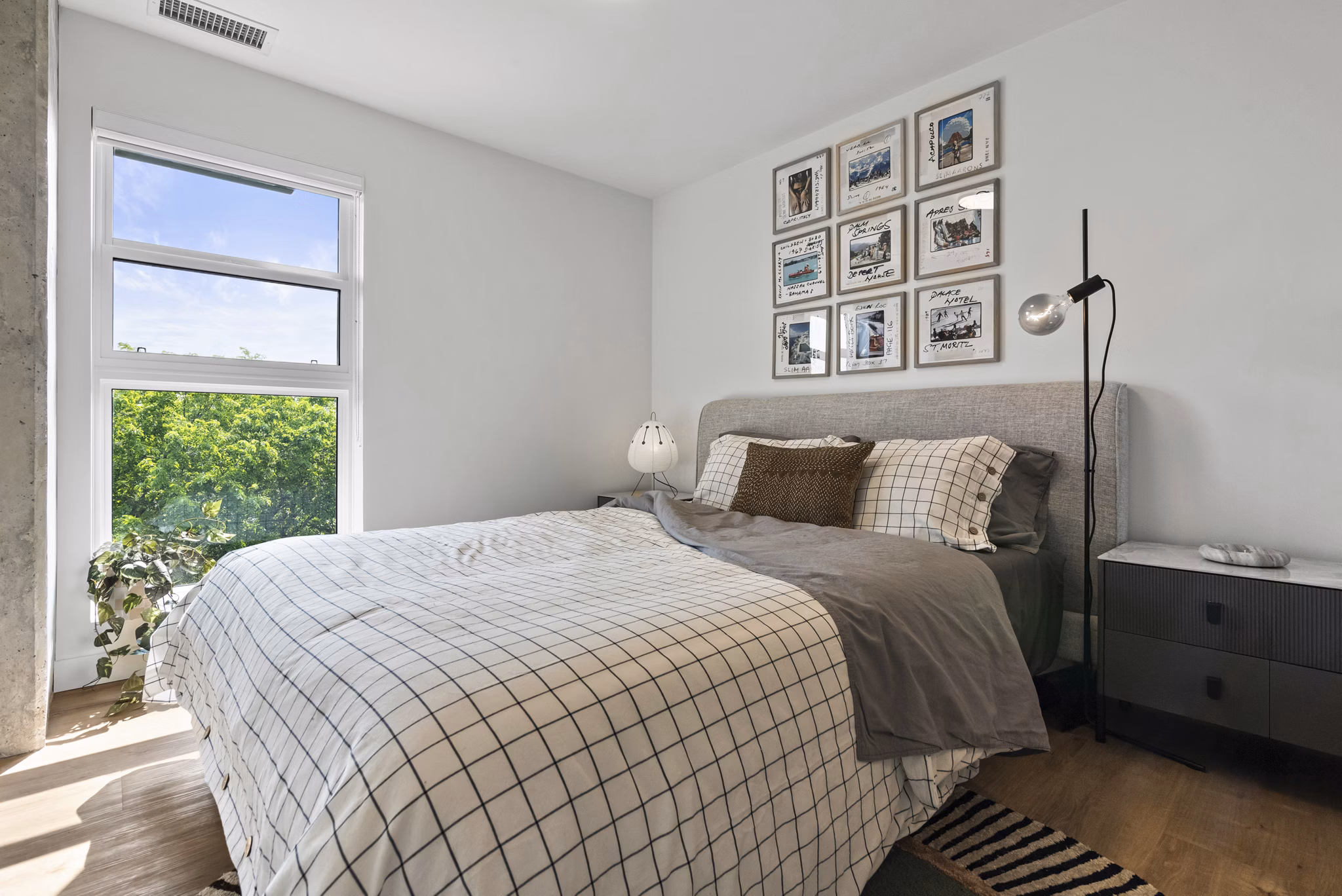 bedroom at Mercury Block Apartments
