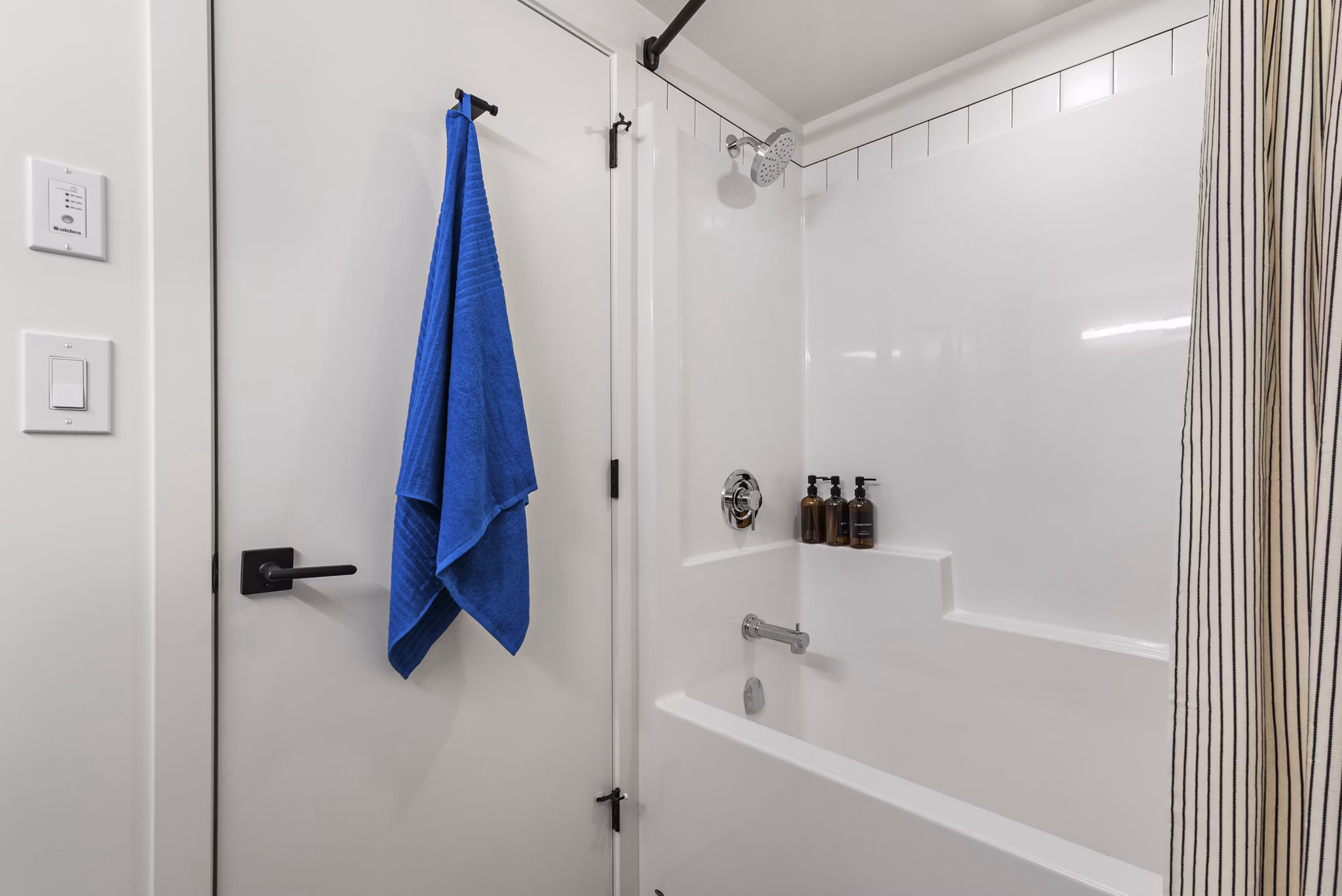 bathroom at Mercury Block Apartments