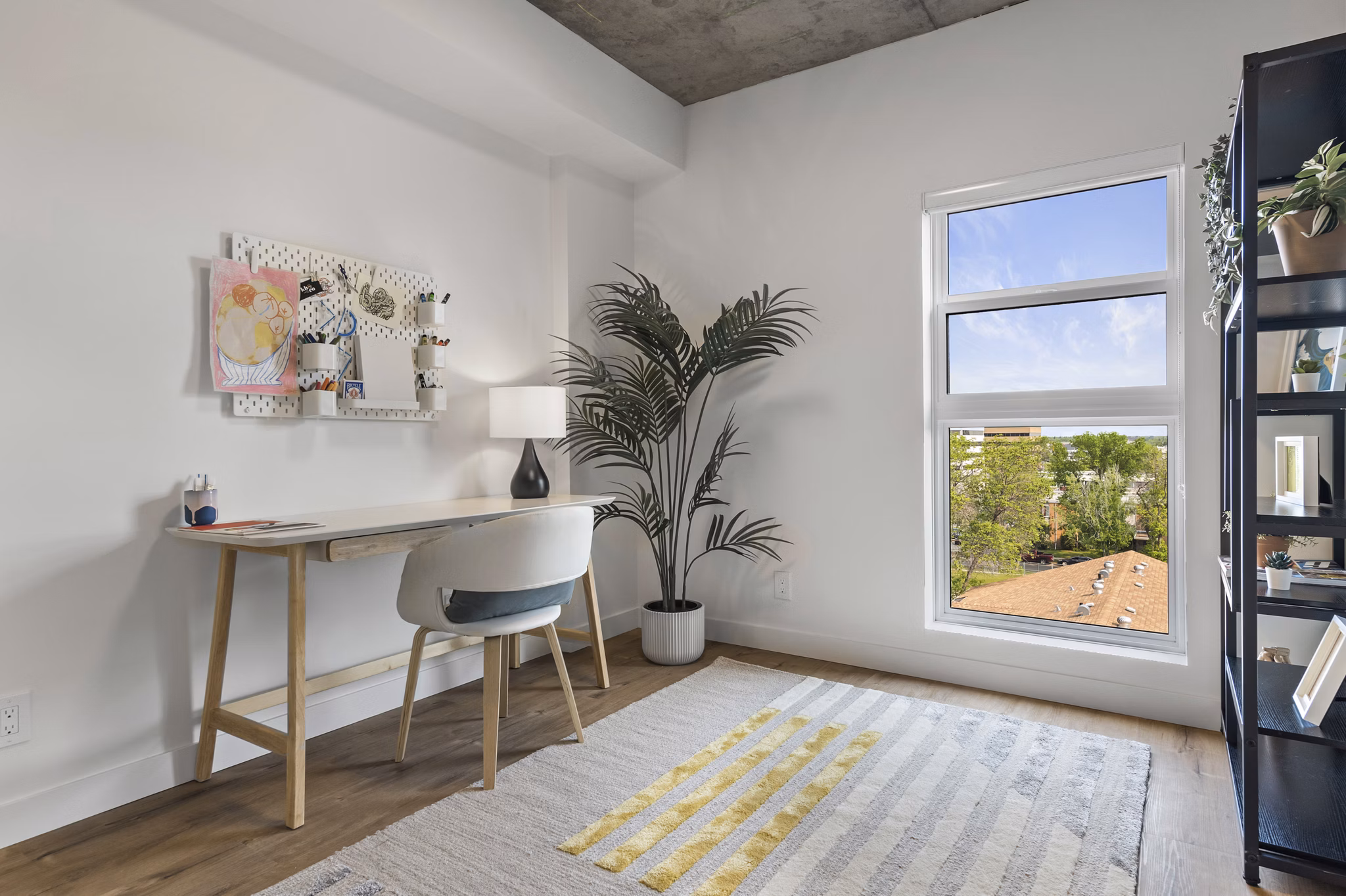 home office at Mercury Block Apartments