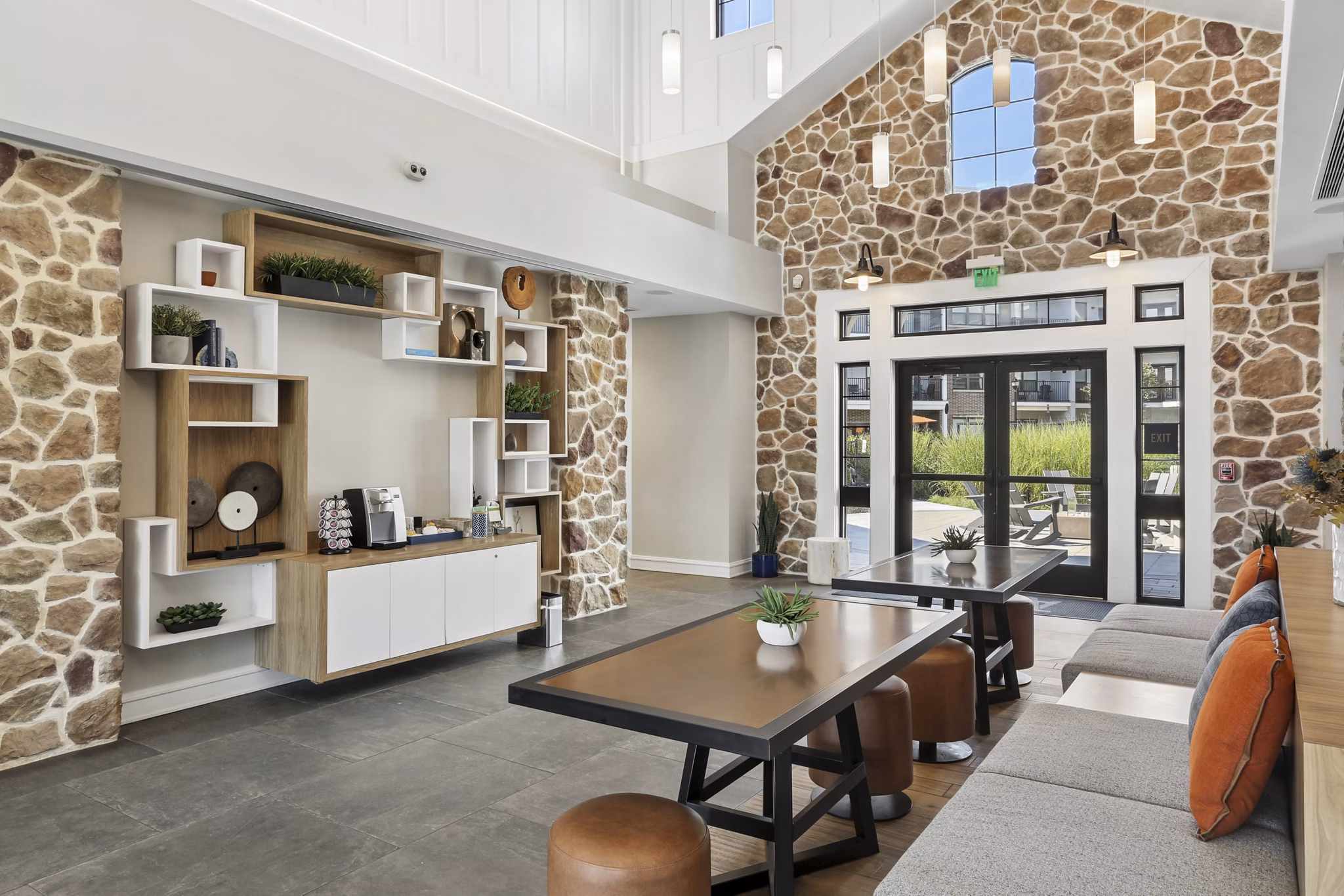clubhouse at Arlo Apartments