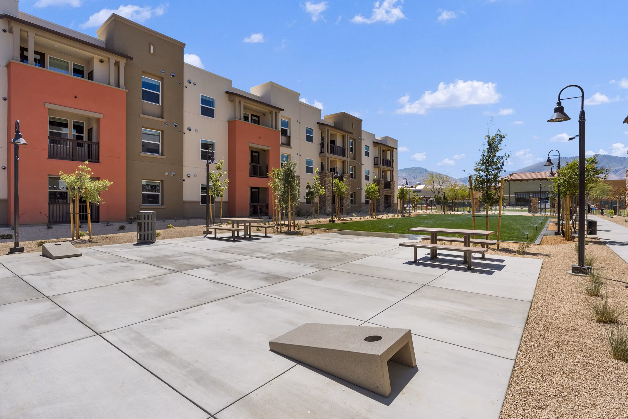 patio at Terra Vista at Tejon Ranch Apartments