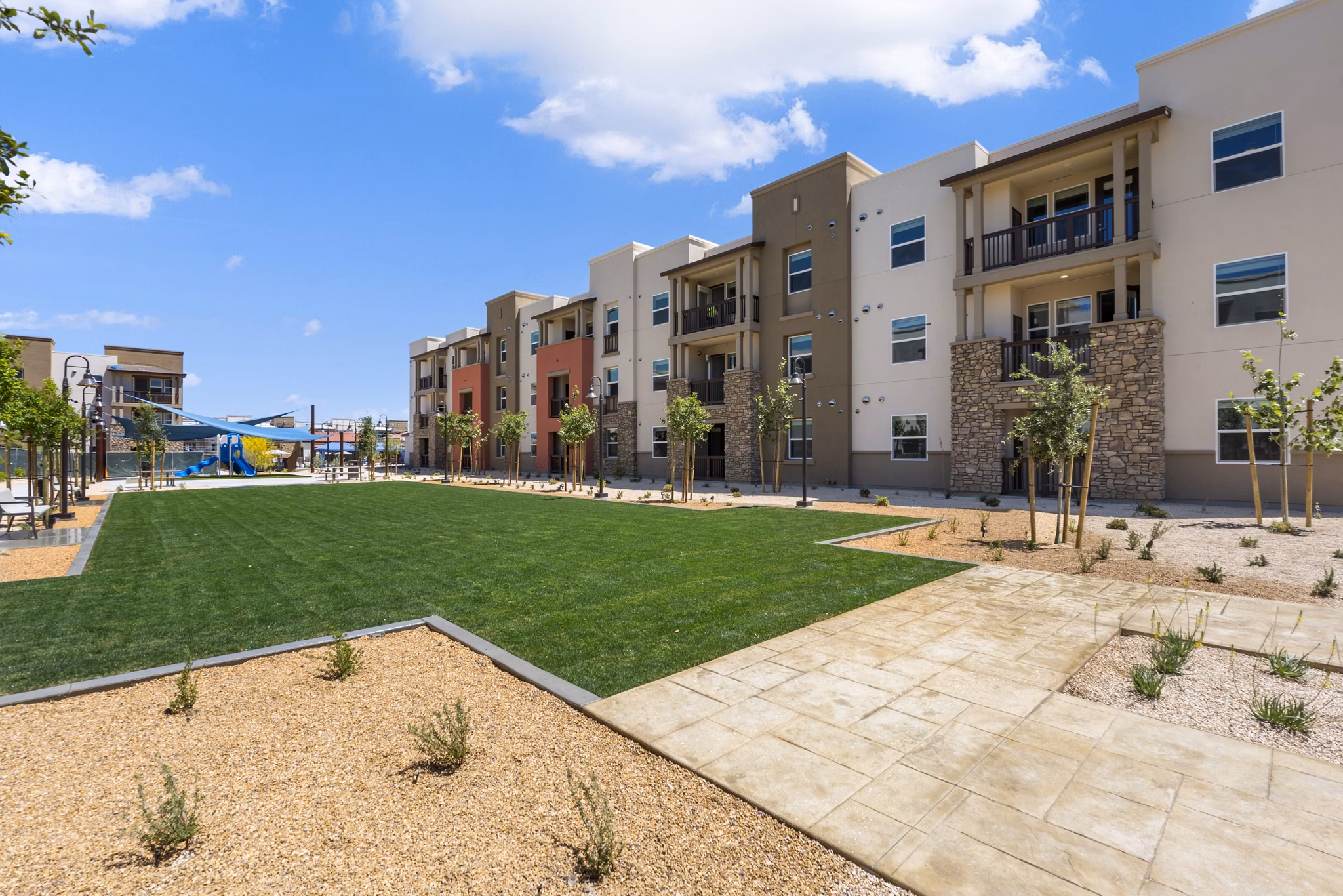 patio at Terra Vista at Tejon Ranch Apartments
