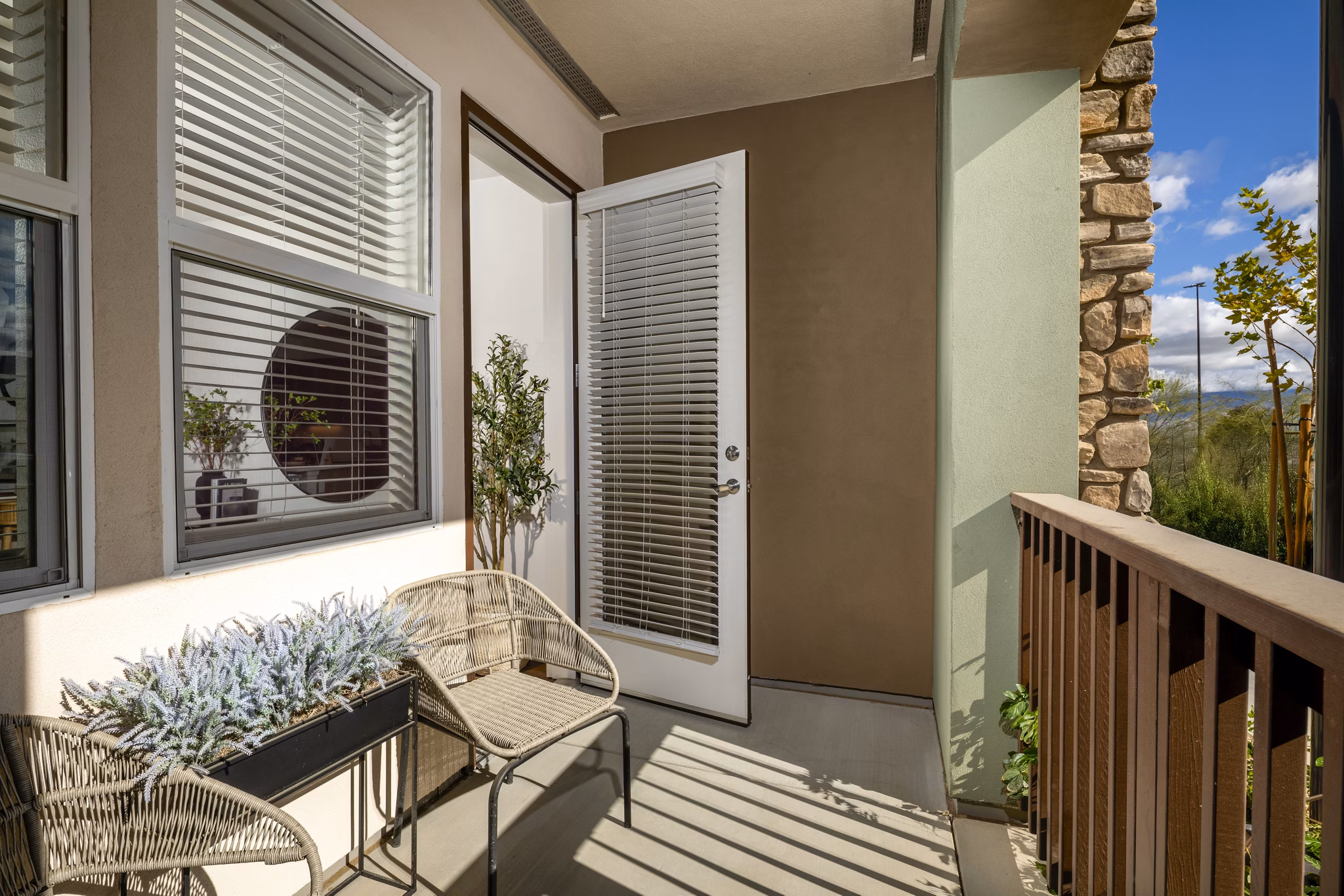patio at Terra Vista at Tejon Ranch Apartments