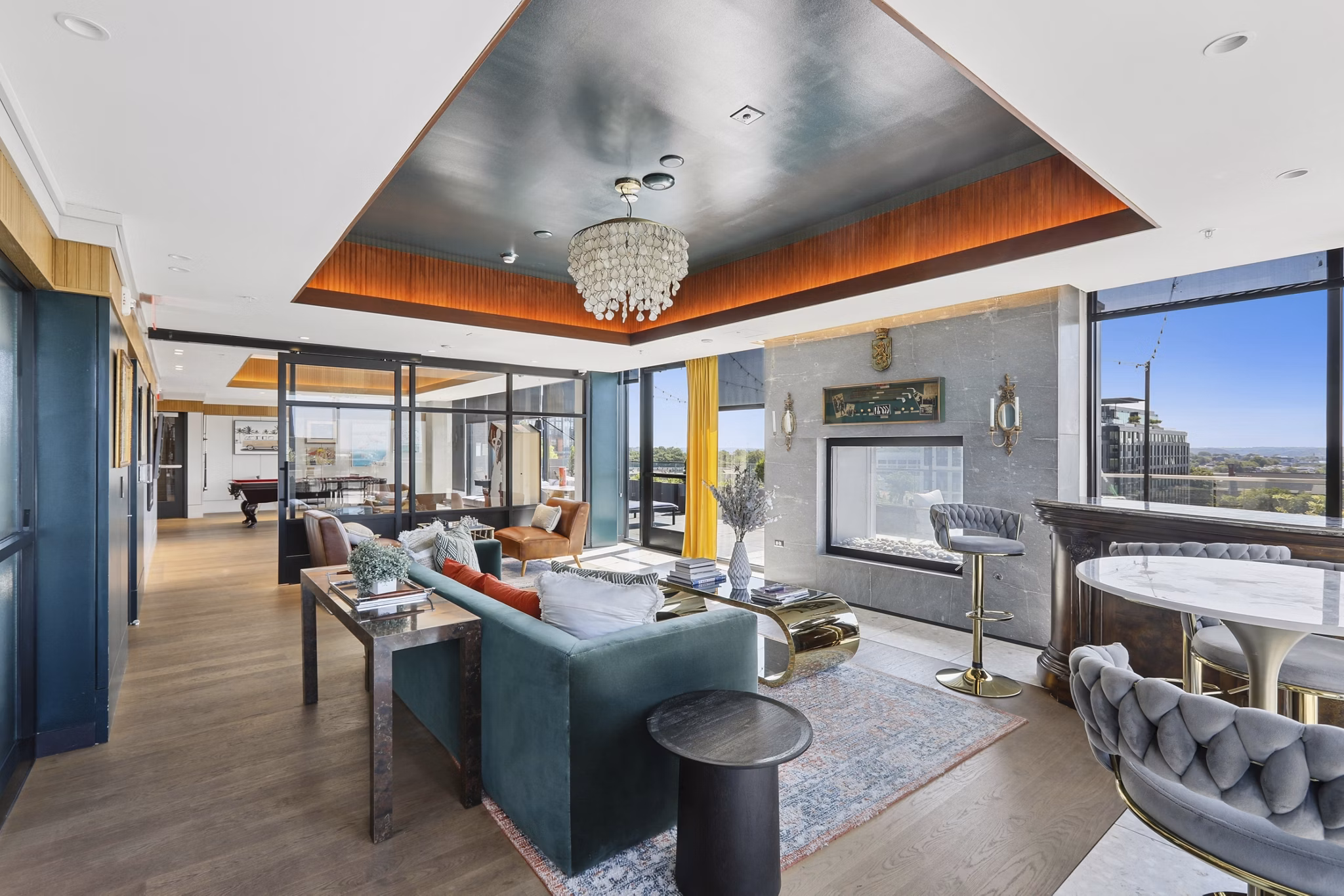 Clubhouse/Lobby at Ledger Union Market Apartments