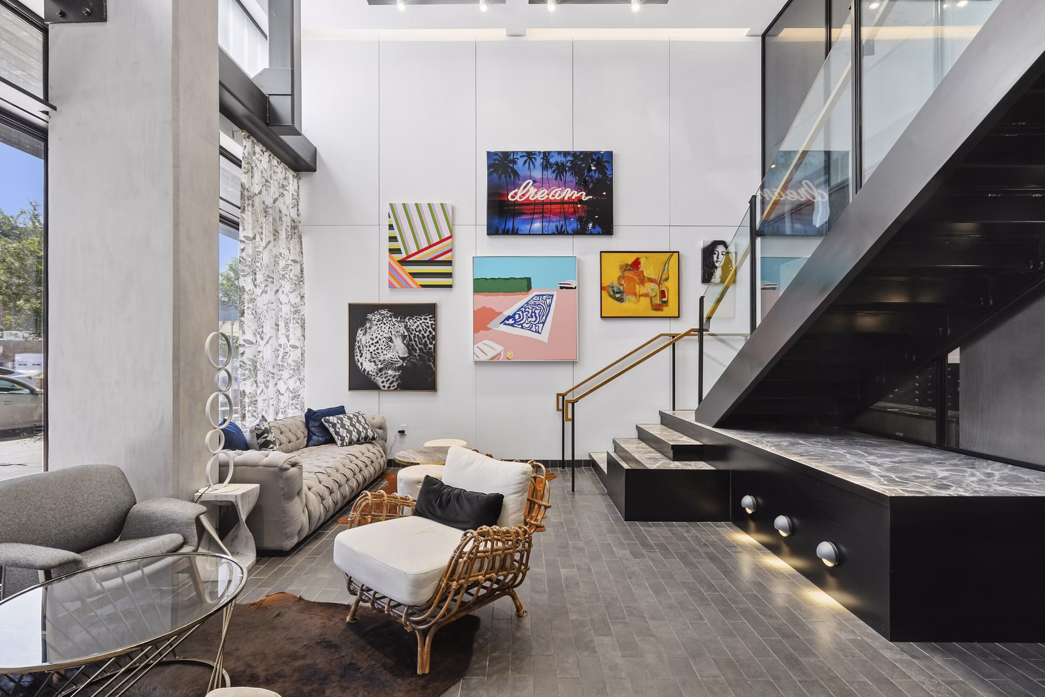 Clubhouse/Lobby at Ledger Union Market Apartments