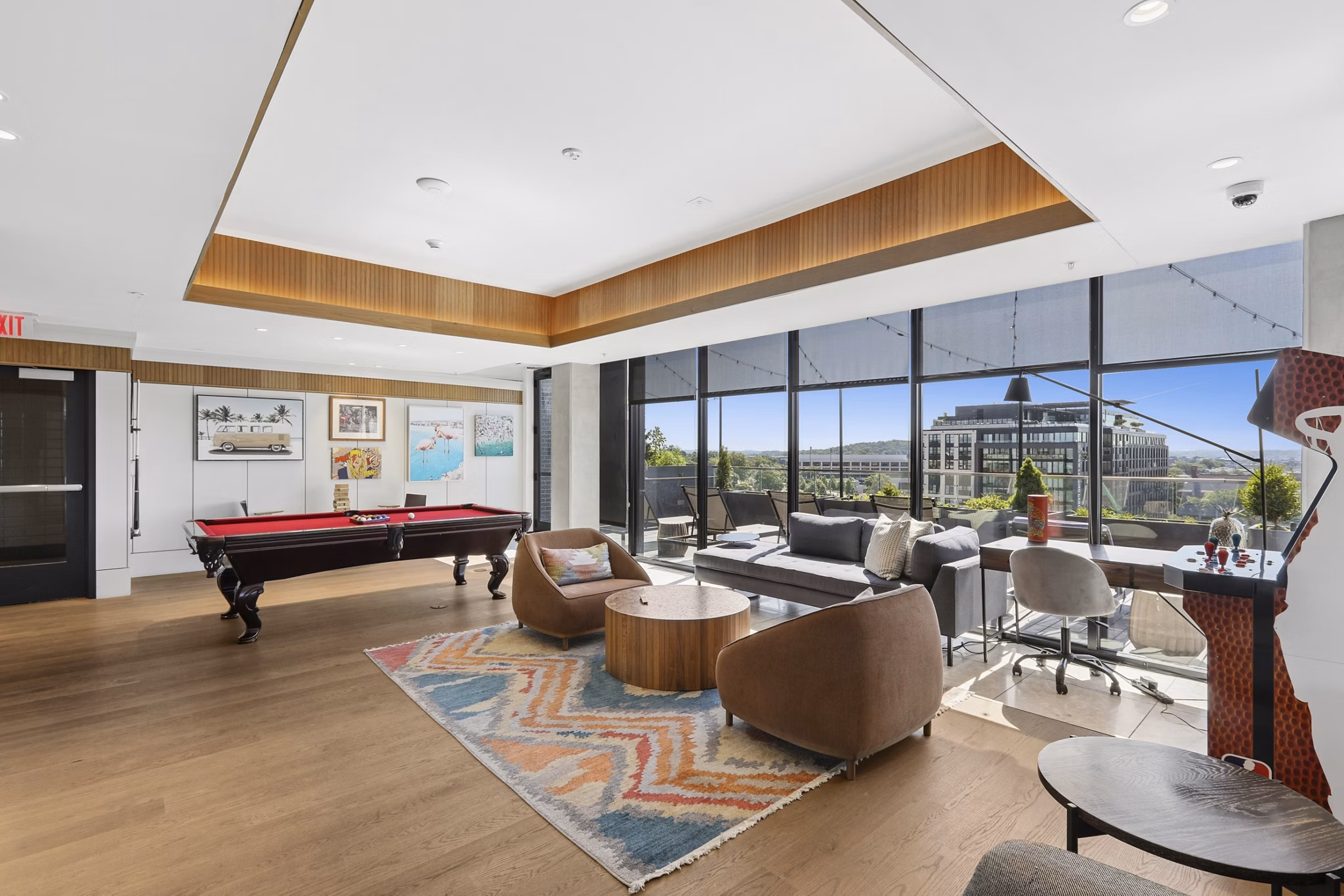 Clubhouse/Lobby at Ledger Union Market Apartments
