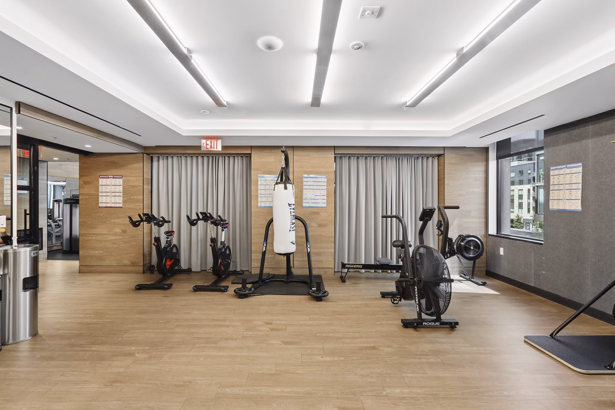 Fitness Center at Ledger Union Market Apartments