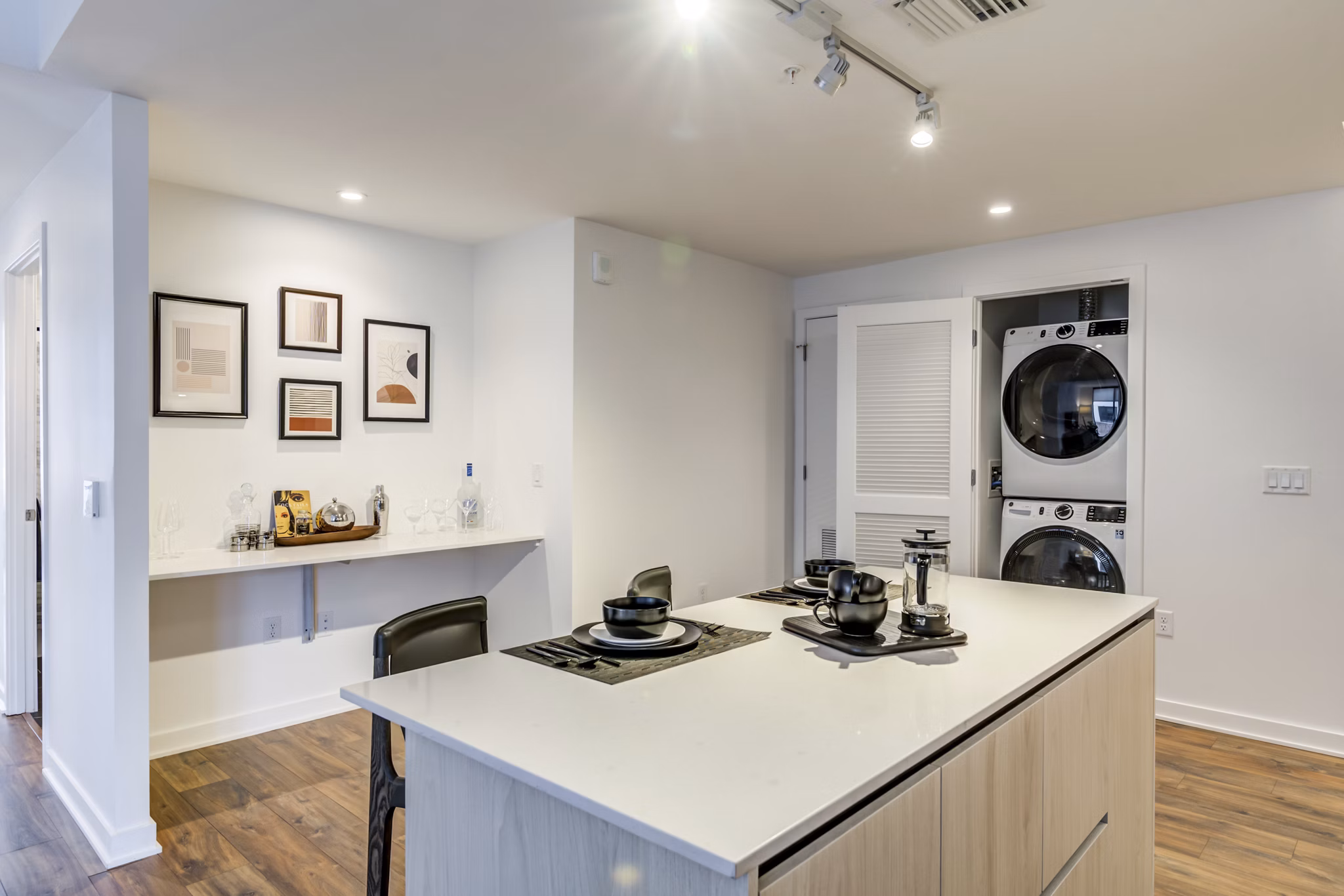 Laundry Room at Ledger Union Market Apartments
