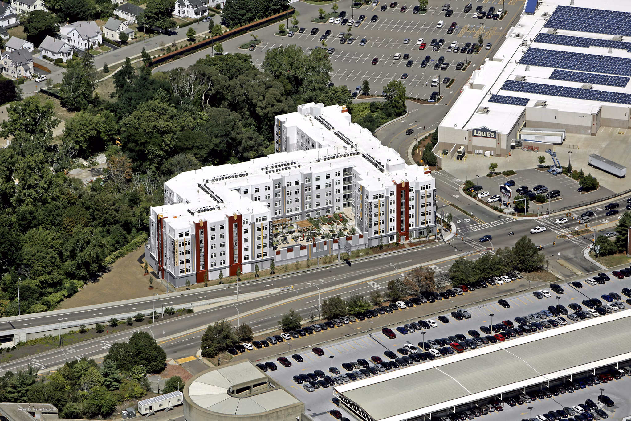 building at Deco Apartments