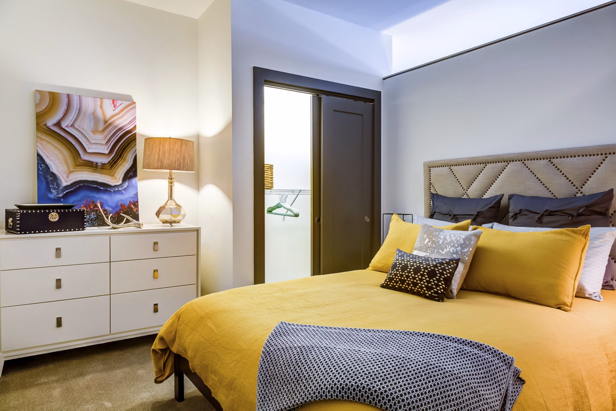 bedroom at Deco Apartments