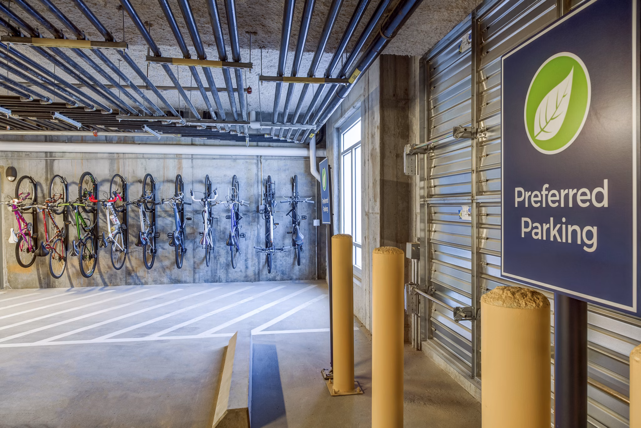 bike storage at Deco Apartments