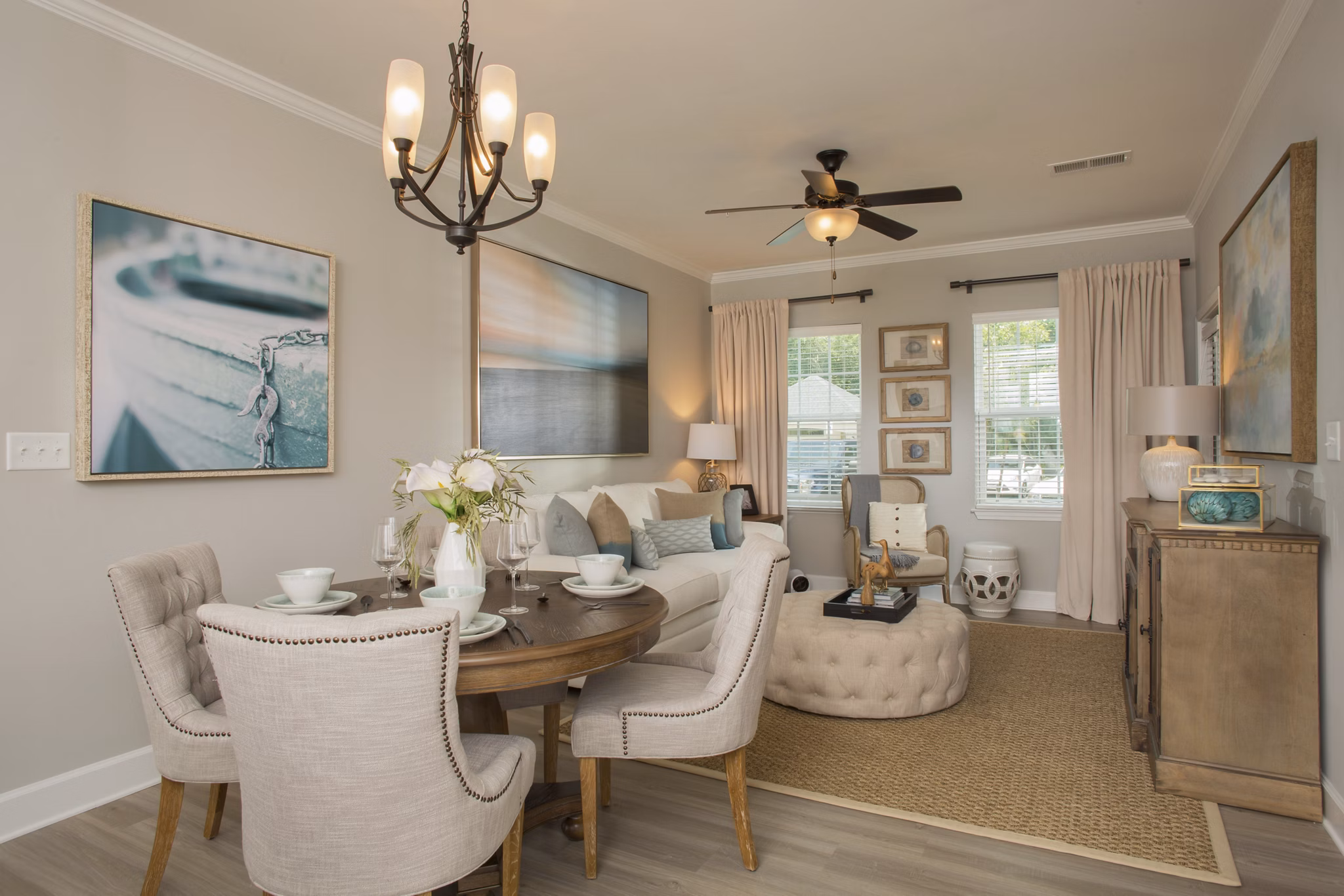 living room at Waterleaf at Murrells Inlet Apartments 