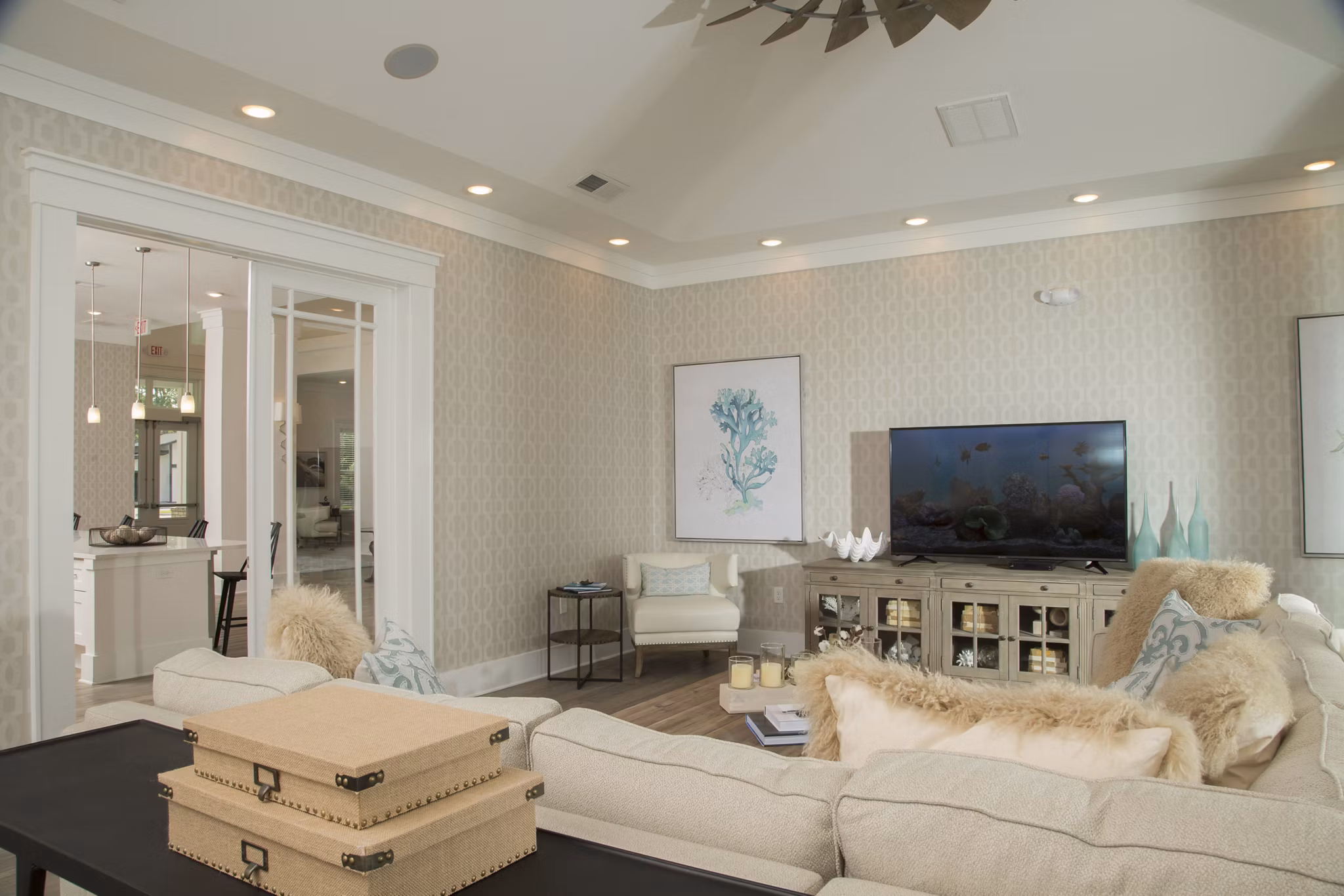 living room at Waterleaf at Murrells Inlet Apartments 