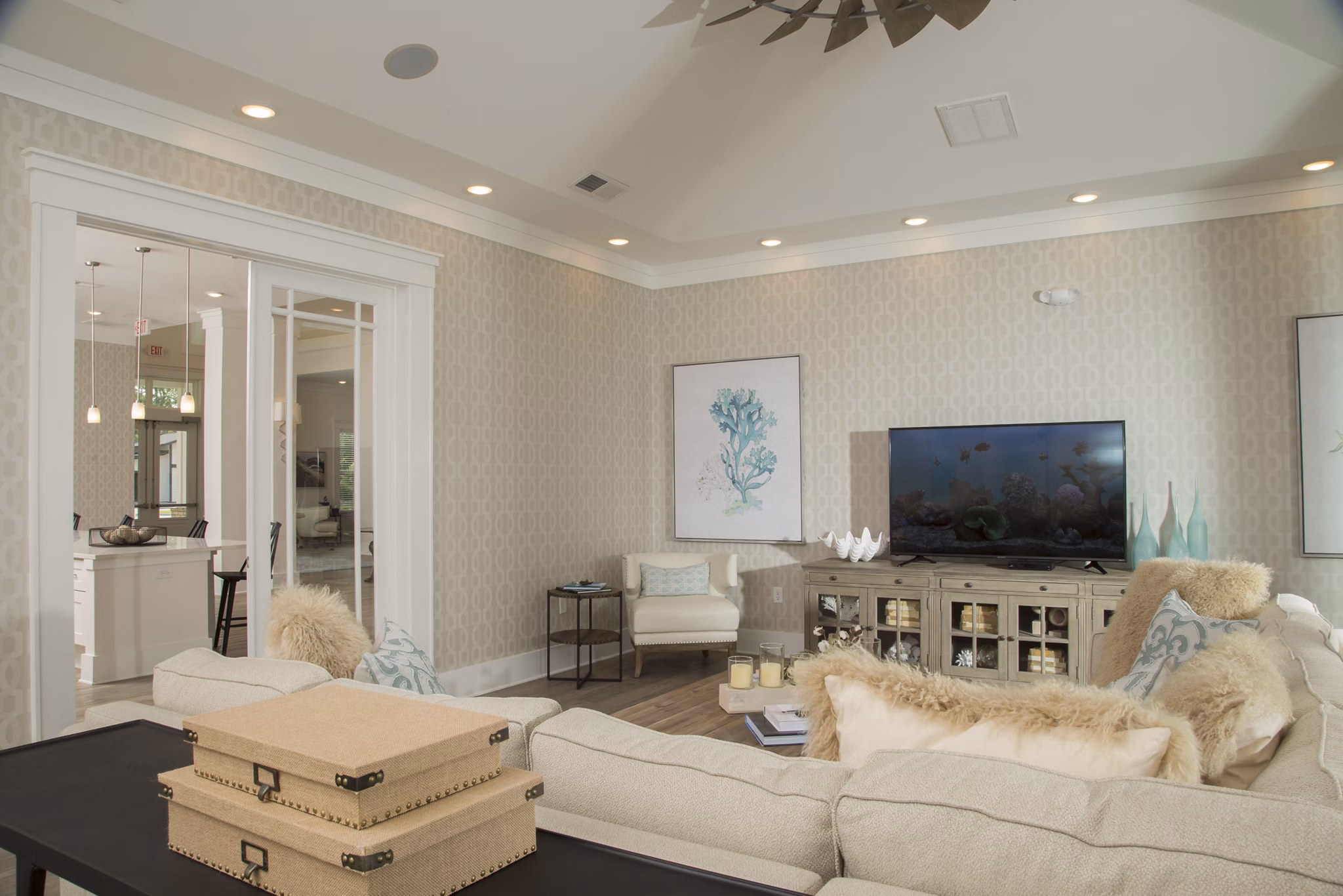 living room at Waterleaf at Murrells Inlet Apartments 