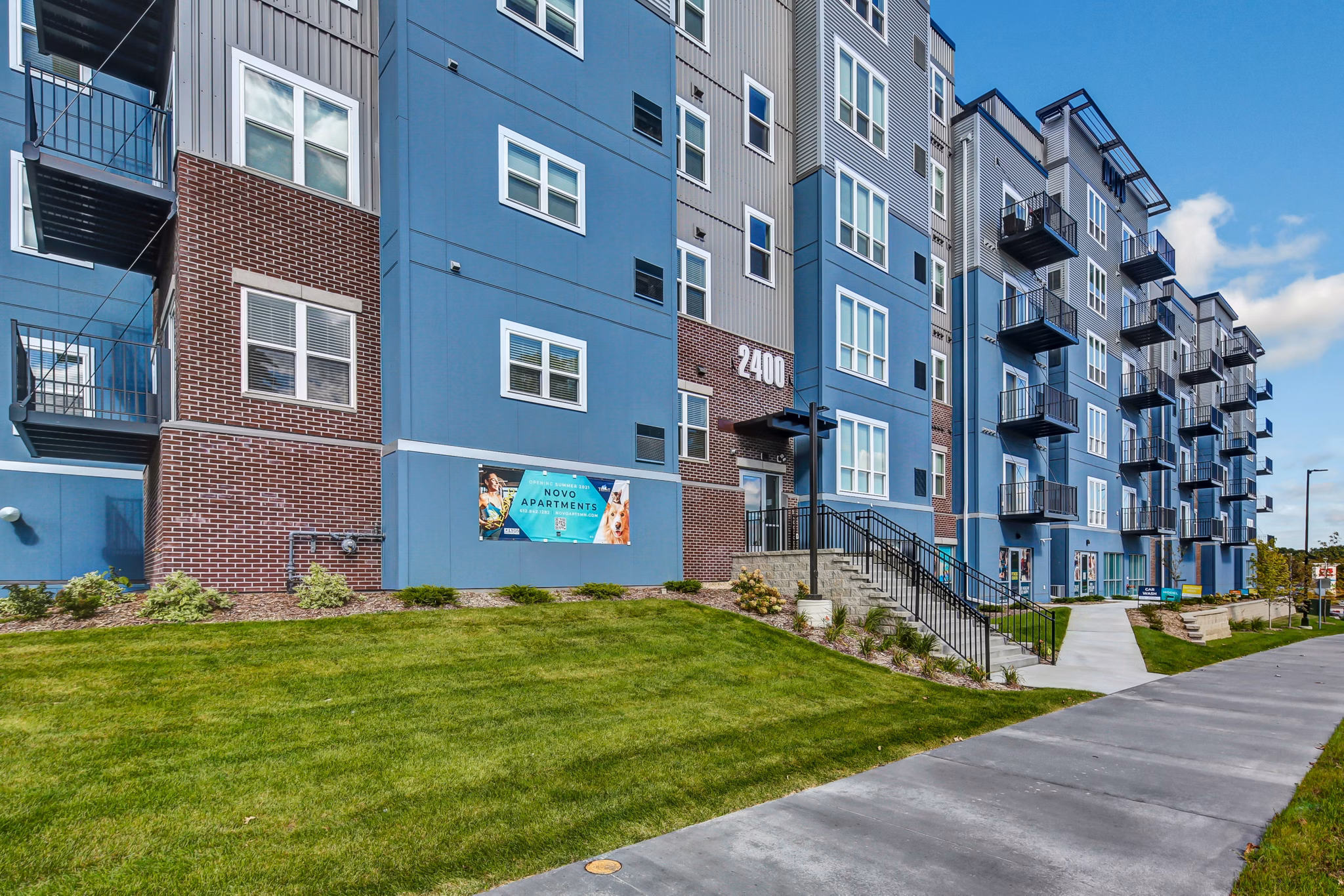 exterior at Novo Apartments