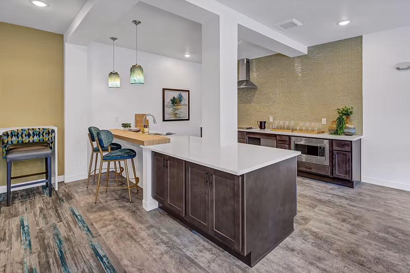 clubhouse at Novo Apartments