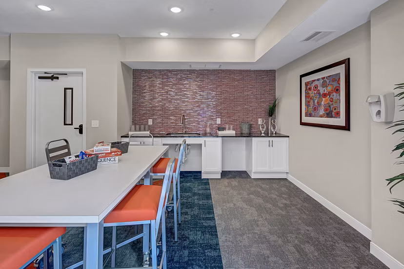 clubhouse at Novo Apartments