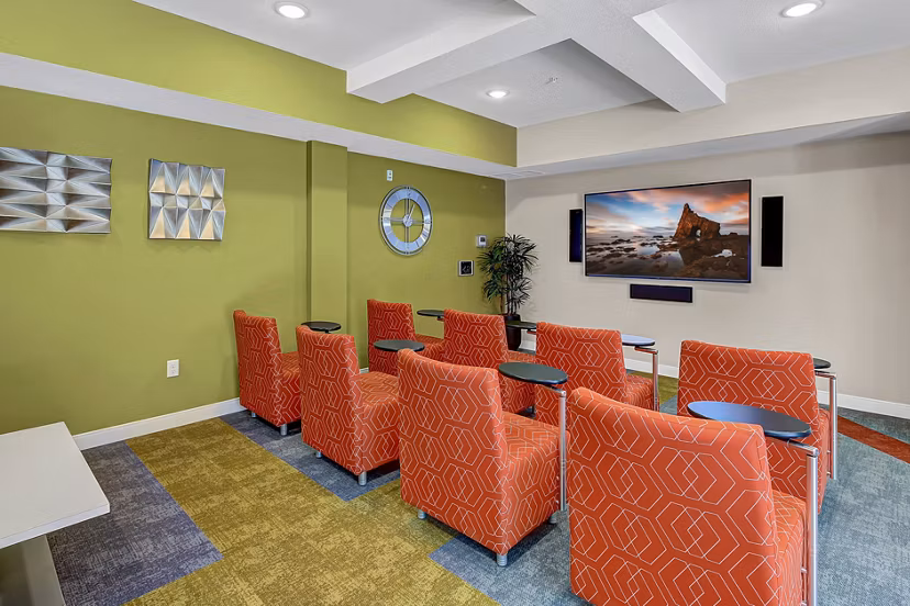 clubhouse at Novo Apartments