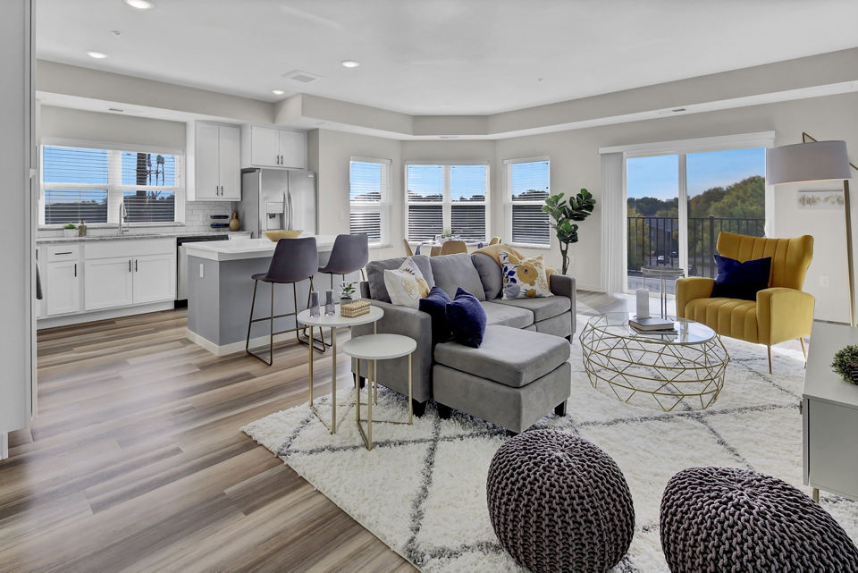 living room at Novo Apartments