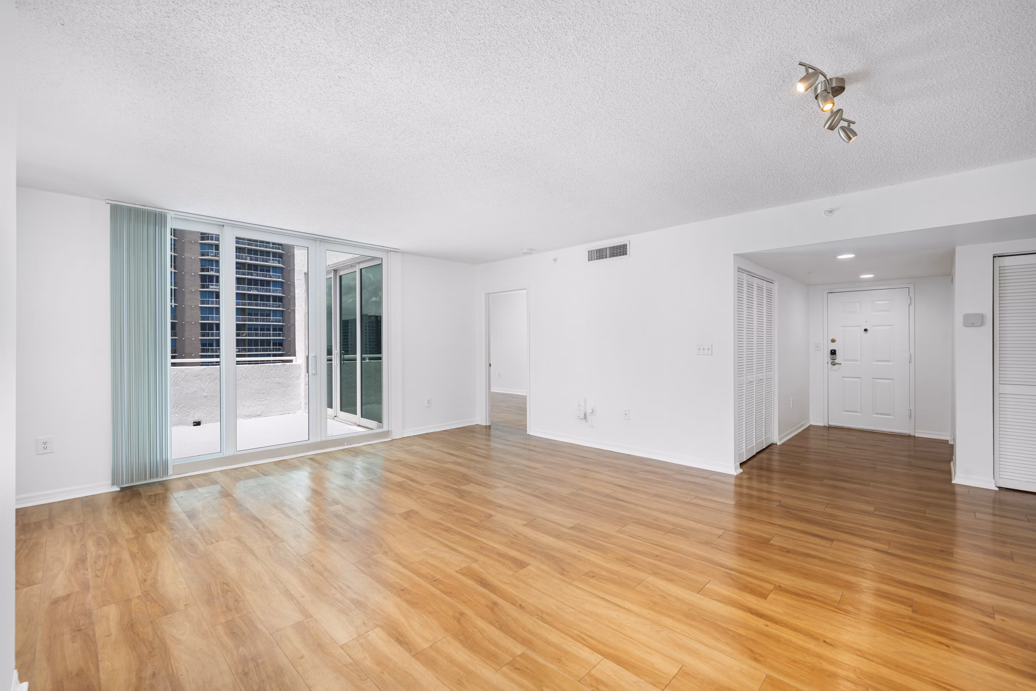 living room at Yacht Club at Brickell Apartments