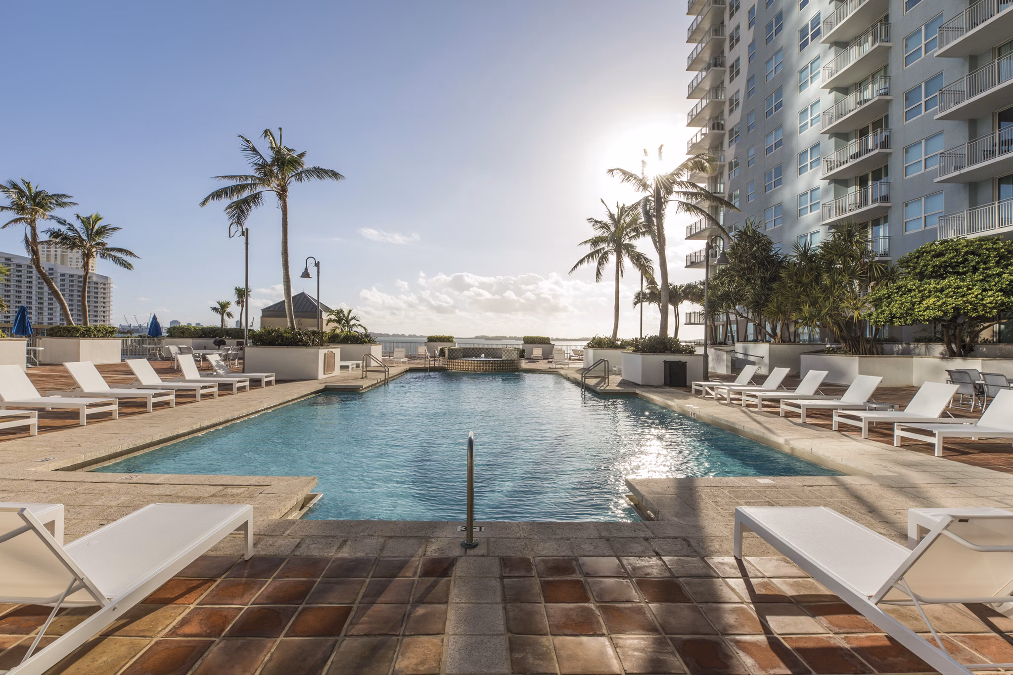 pool at Yacht Club at Brickell Apartments