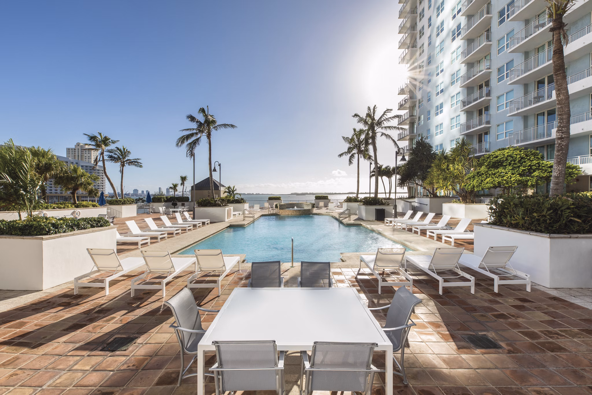pool at Yacht Club at Brickell Apartments
