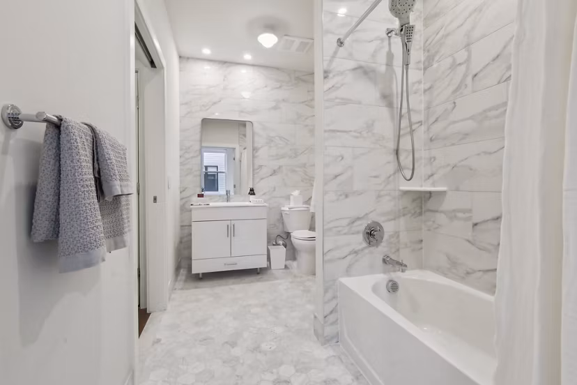 bathroom at Clarus Berkeley Heights Apartments
