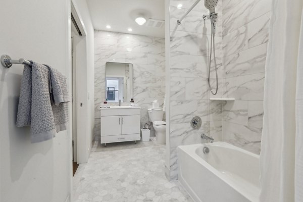 bathroom at Clarus Berkeley Heights Apartments