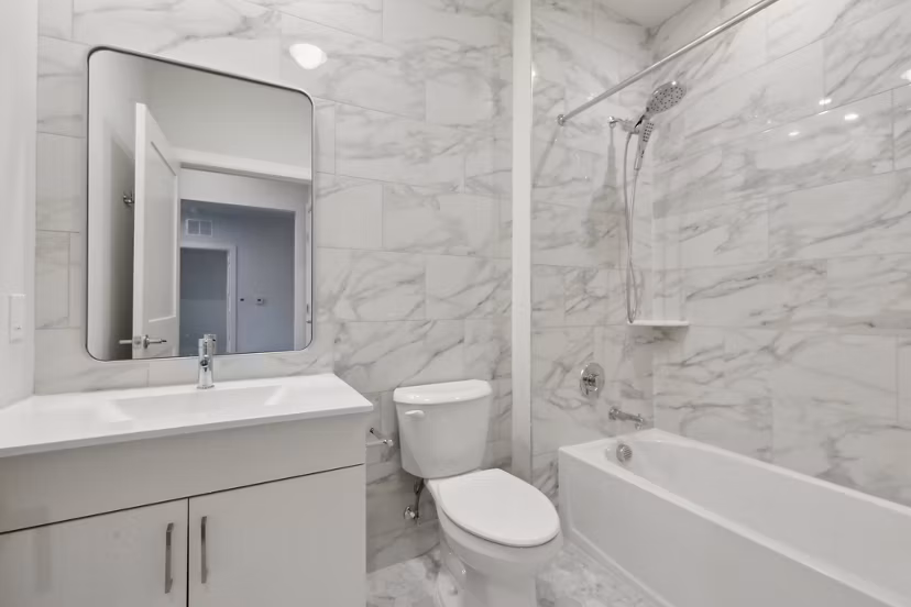 bathroom at Clarus Berkeley Heights Apartments