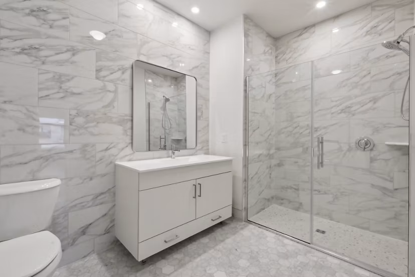 bathroom at Clarus Berkeley Heights Apartments