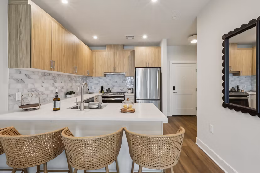 kitchen at Clarus Berkeley Heights Apartments