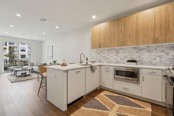 kitchen at Clarus Berkeley Heights Apartments