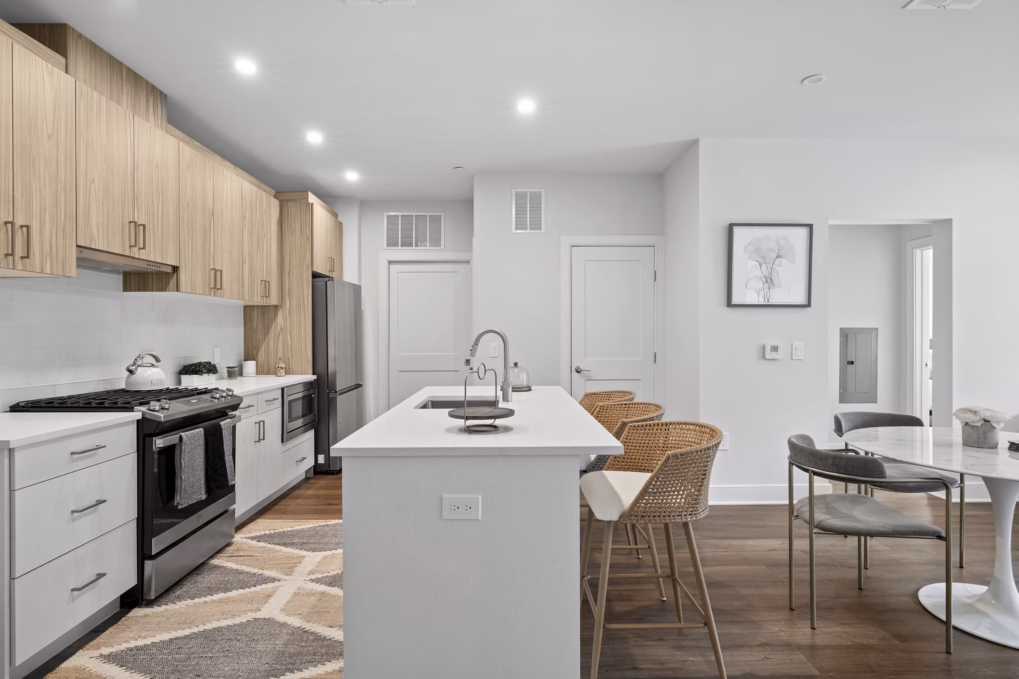 Kitchen at Berkeley House Apartments