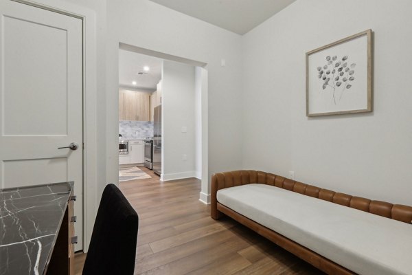 living room at Clarus Berkeley Heights Apartments
