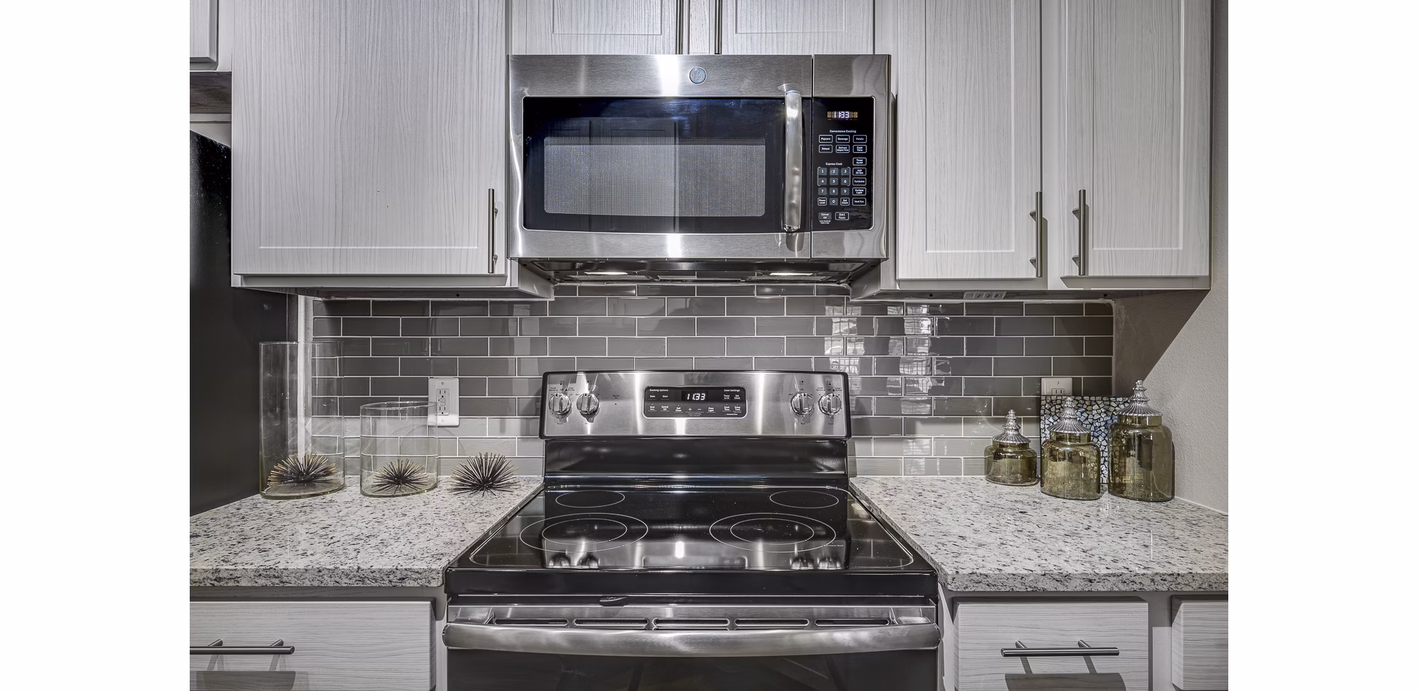 kitchen at Riachi at One21 Apartments