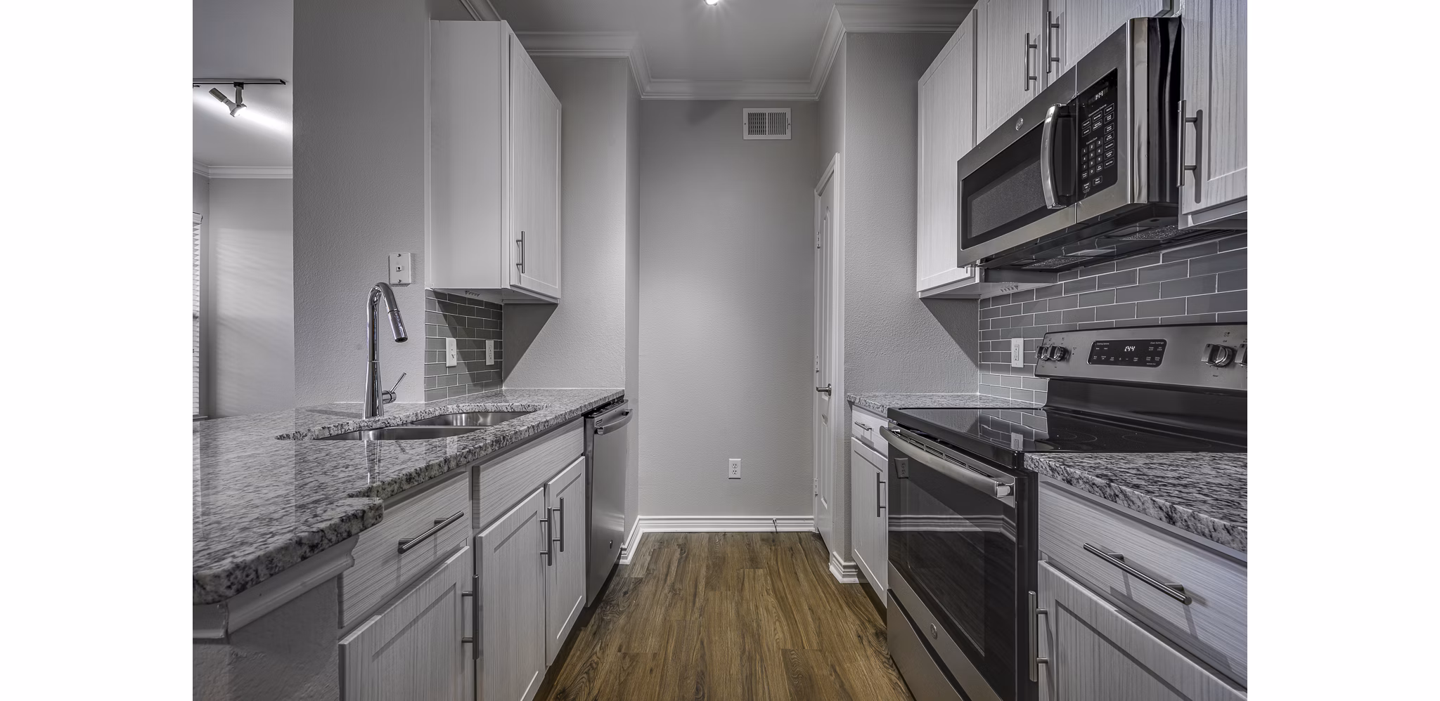 kitchen at Riachi at One21 Apartments