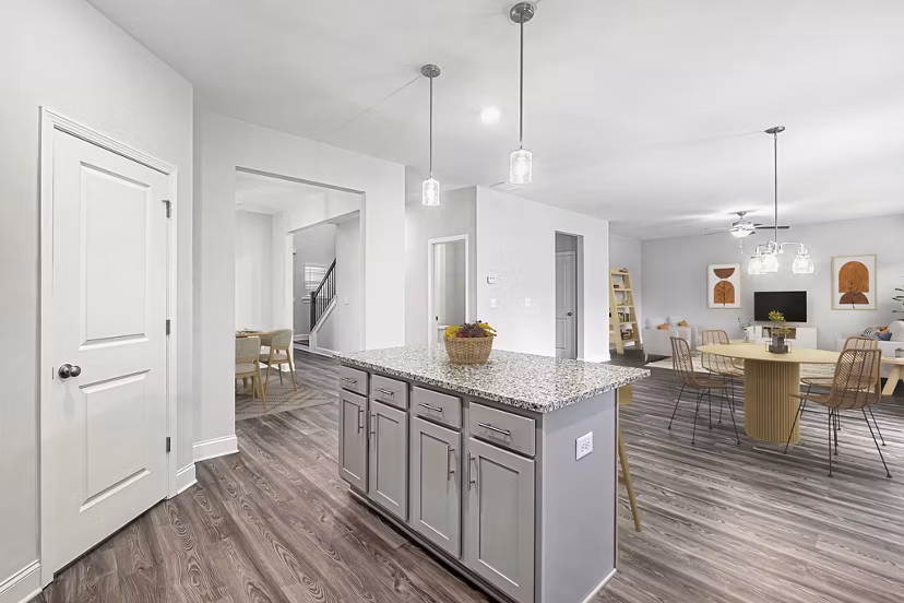 living room at Enclave at Oak Ridge Apartments 