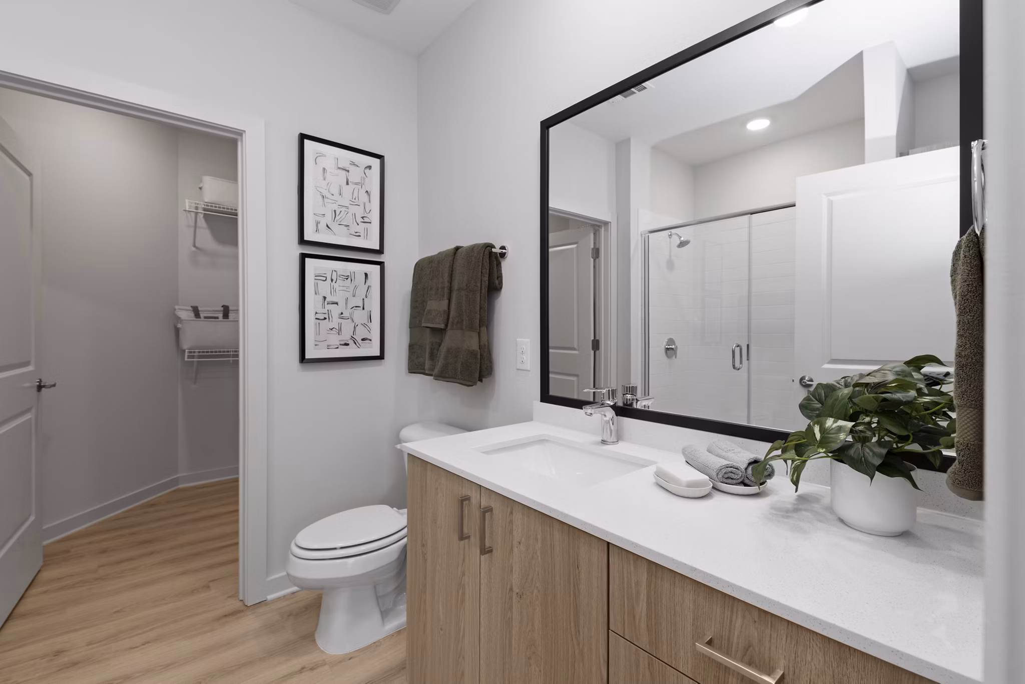 Bathroom at Alexan Overlook Apartments