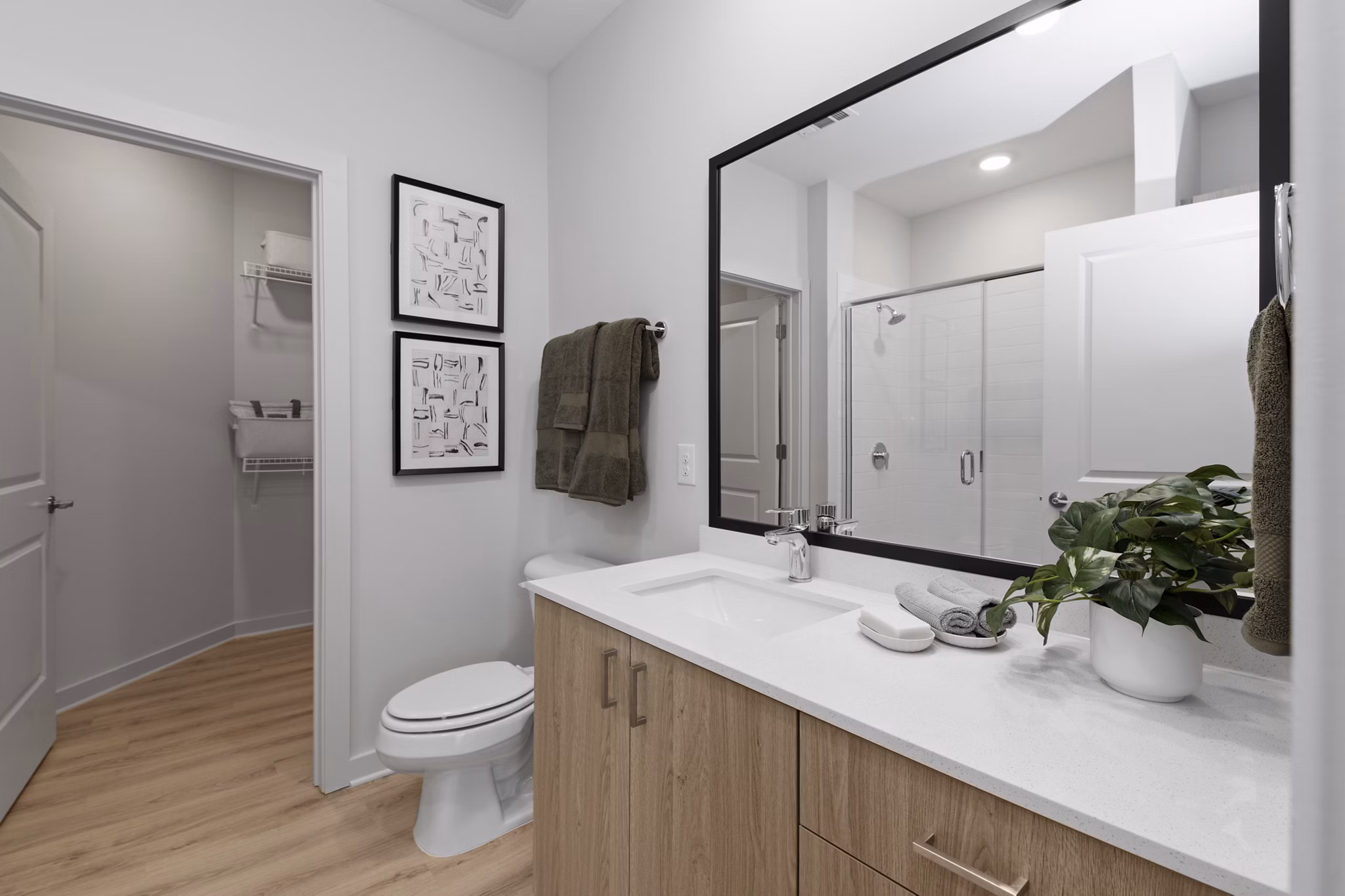 Bathroom at Alexan Overlook Apartments