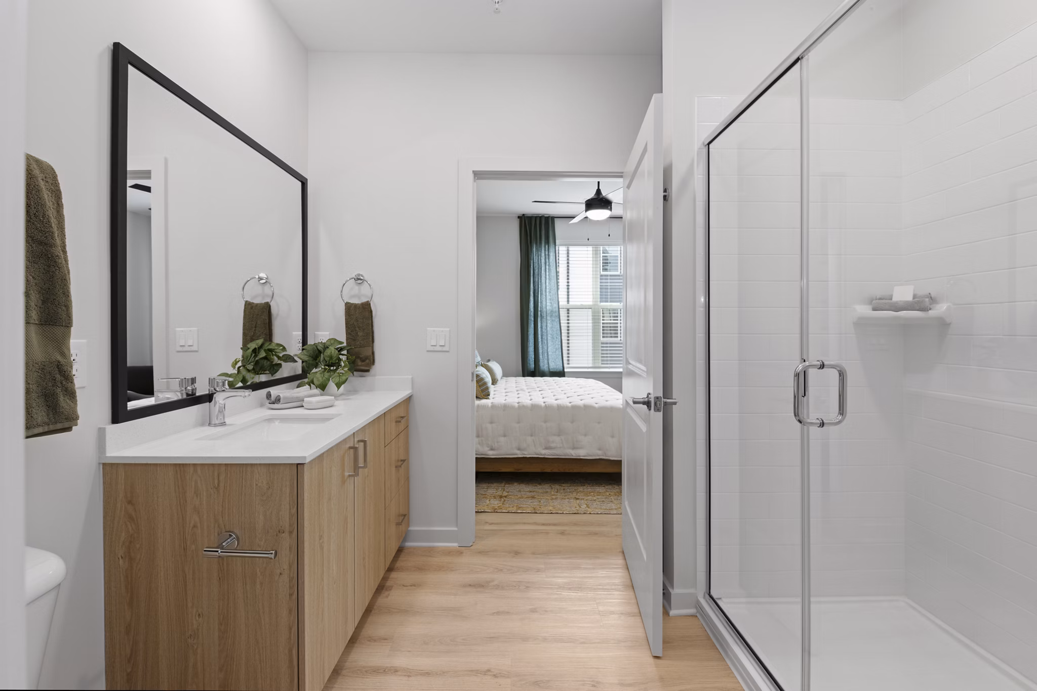 Bathroom at Alexan Overlook Apartments