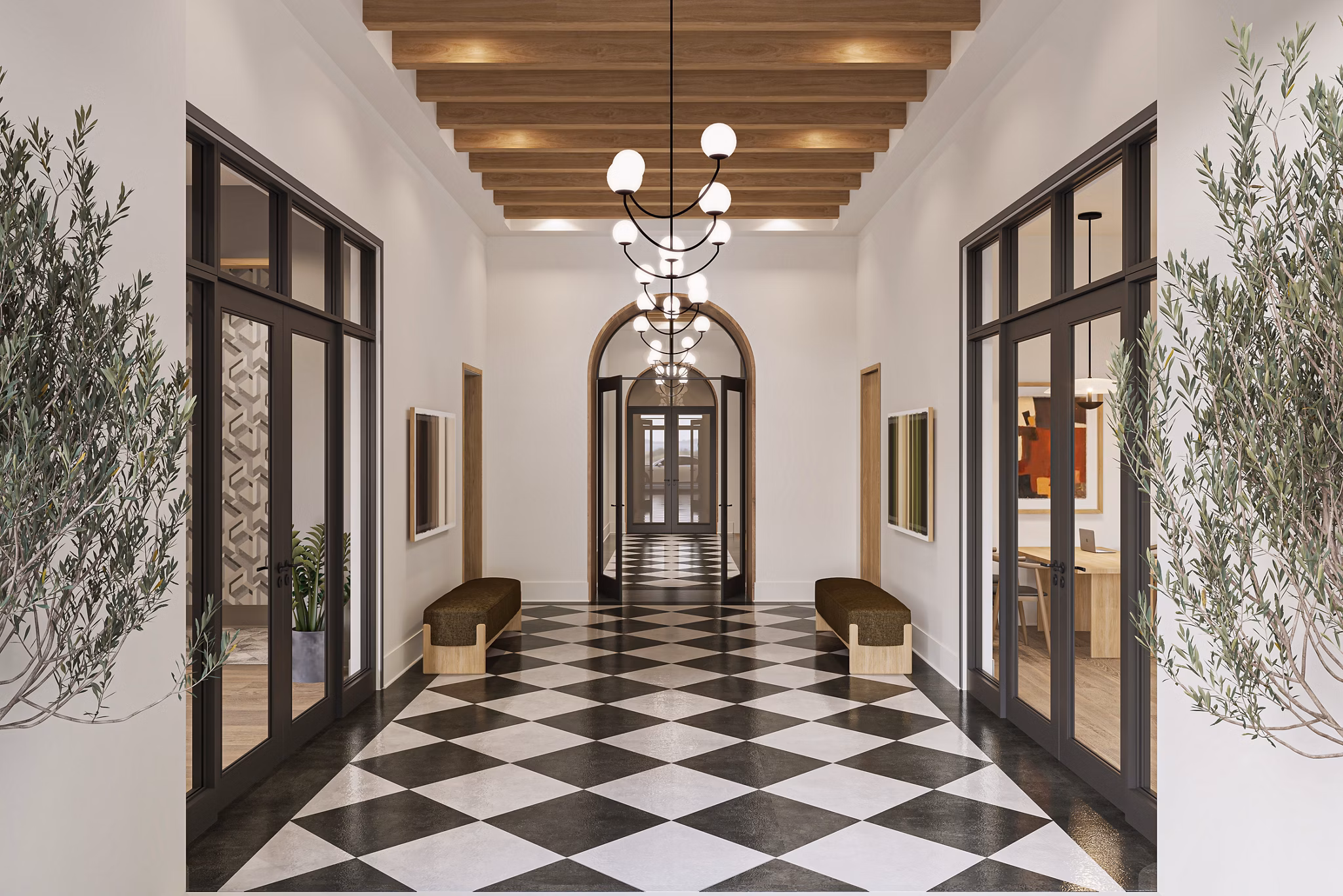 clubhouse at Alexan Overlook Apartments 