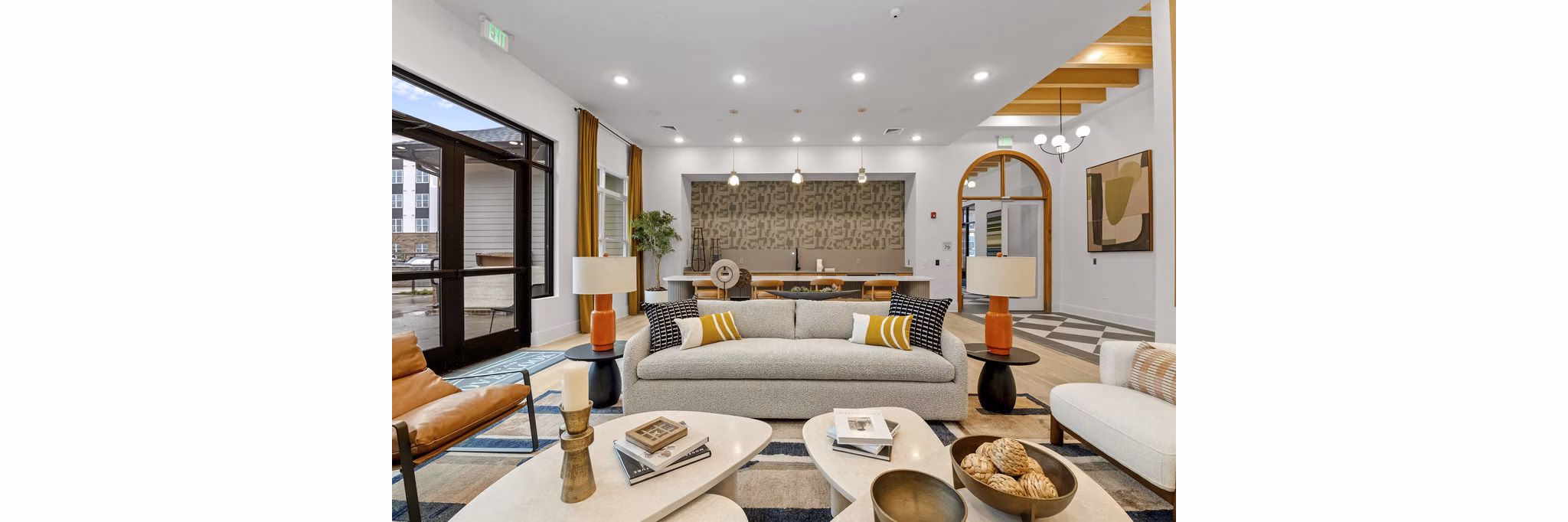 Clubhouse/Lobby at Alexan Overlook Apartments