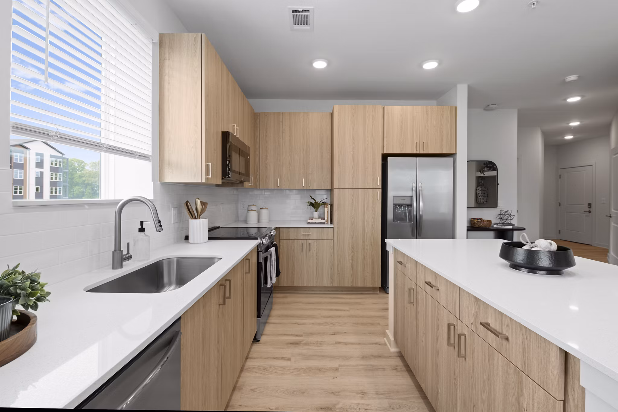 Kitchen at Alexan Overlook Apartments