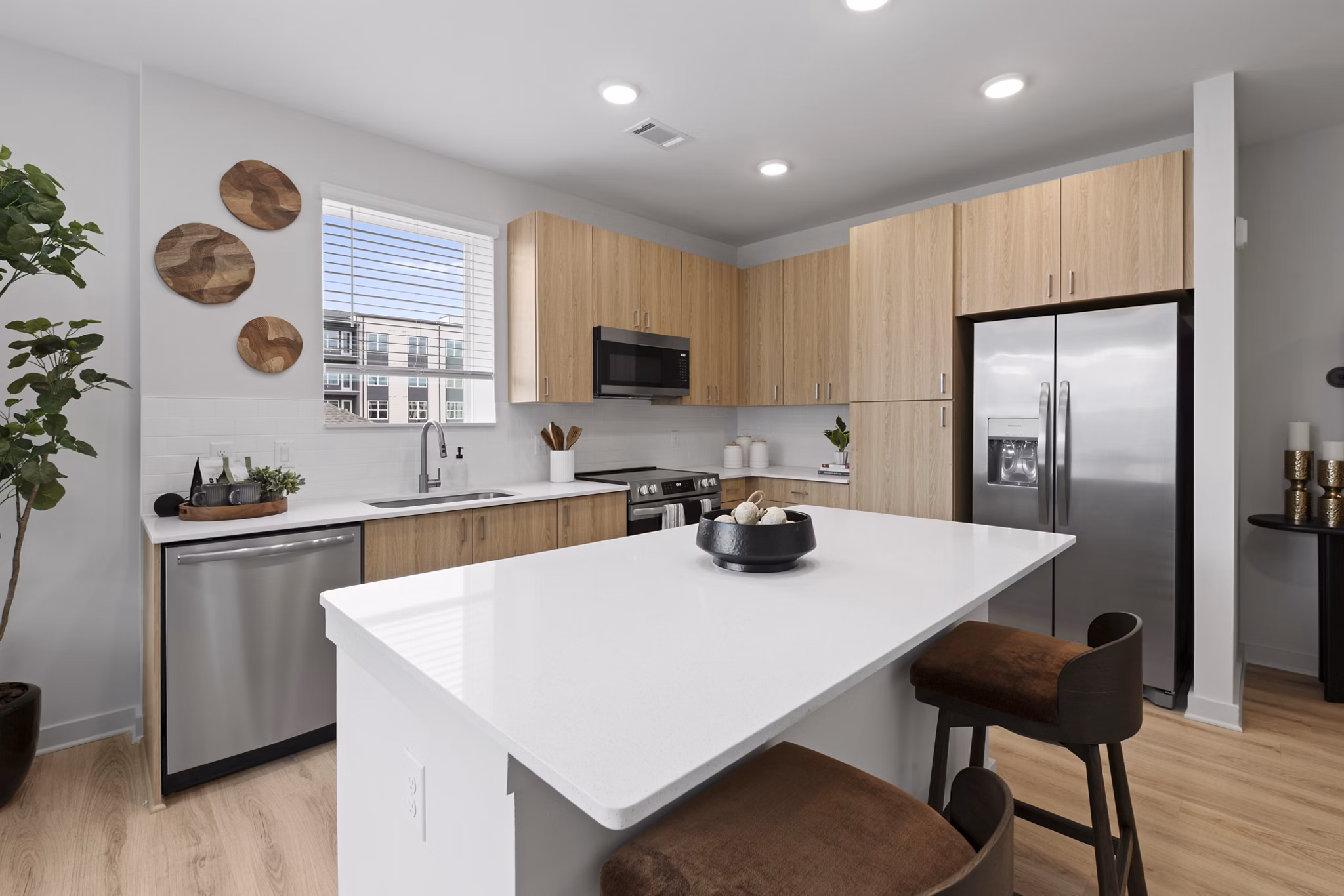 Kitchen at Alexan Overlook Apartments