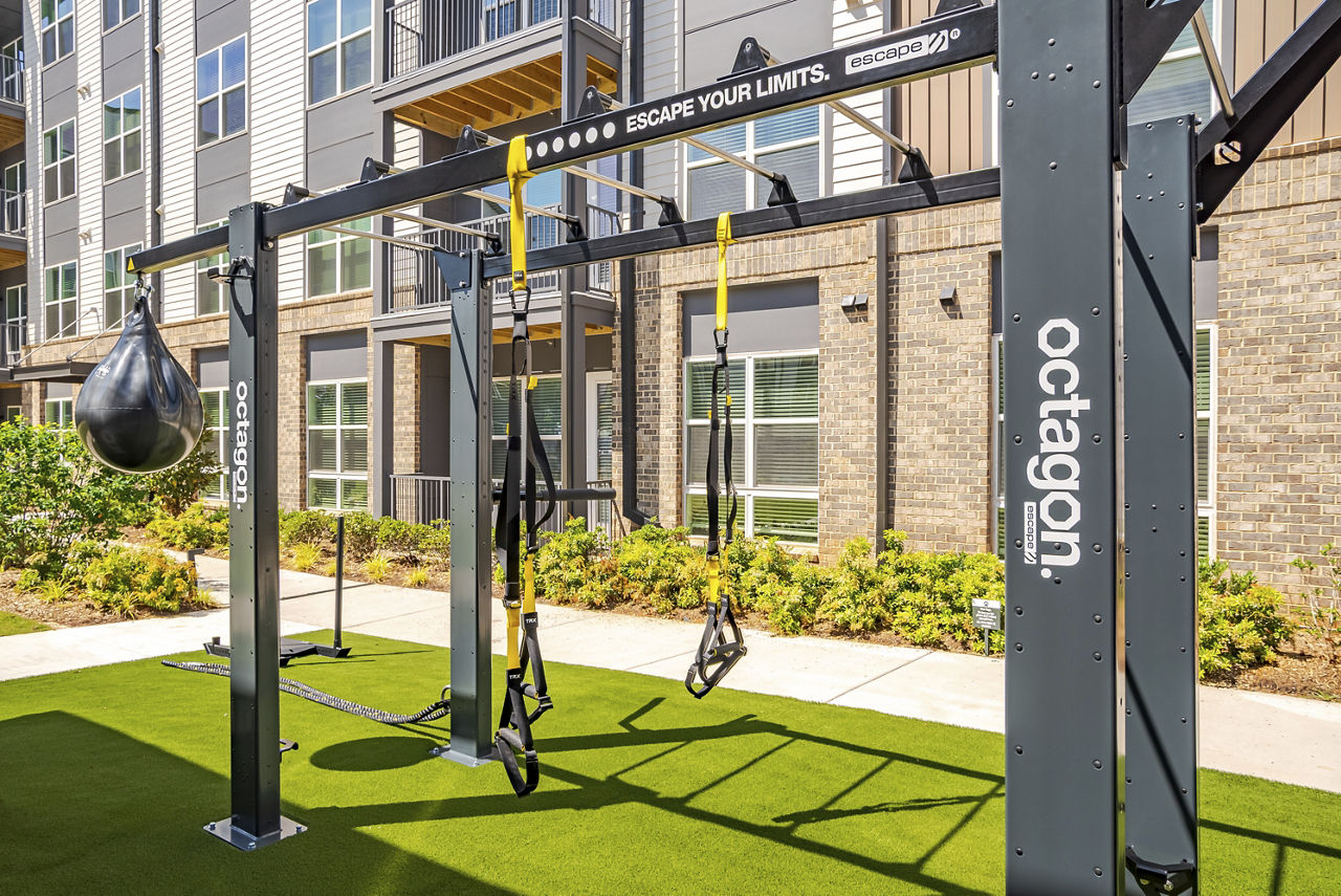 Gym at Alexan Overlook Apartments (3 of 4)